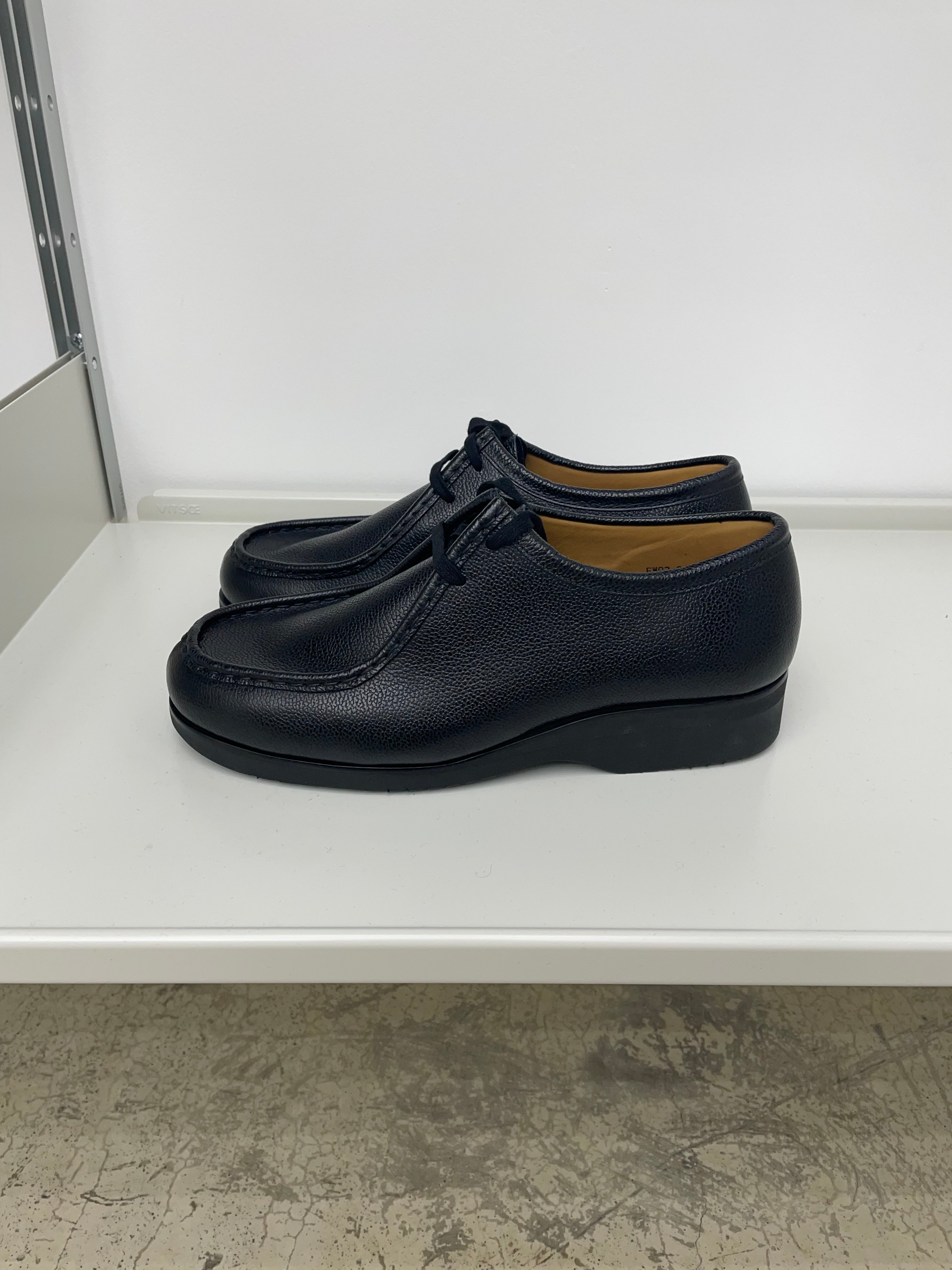 FOOTWORKS TYROL SHOES GRAIN LEATHER BLACK – Peter Cat