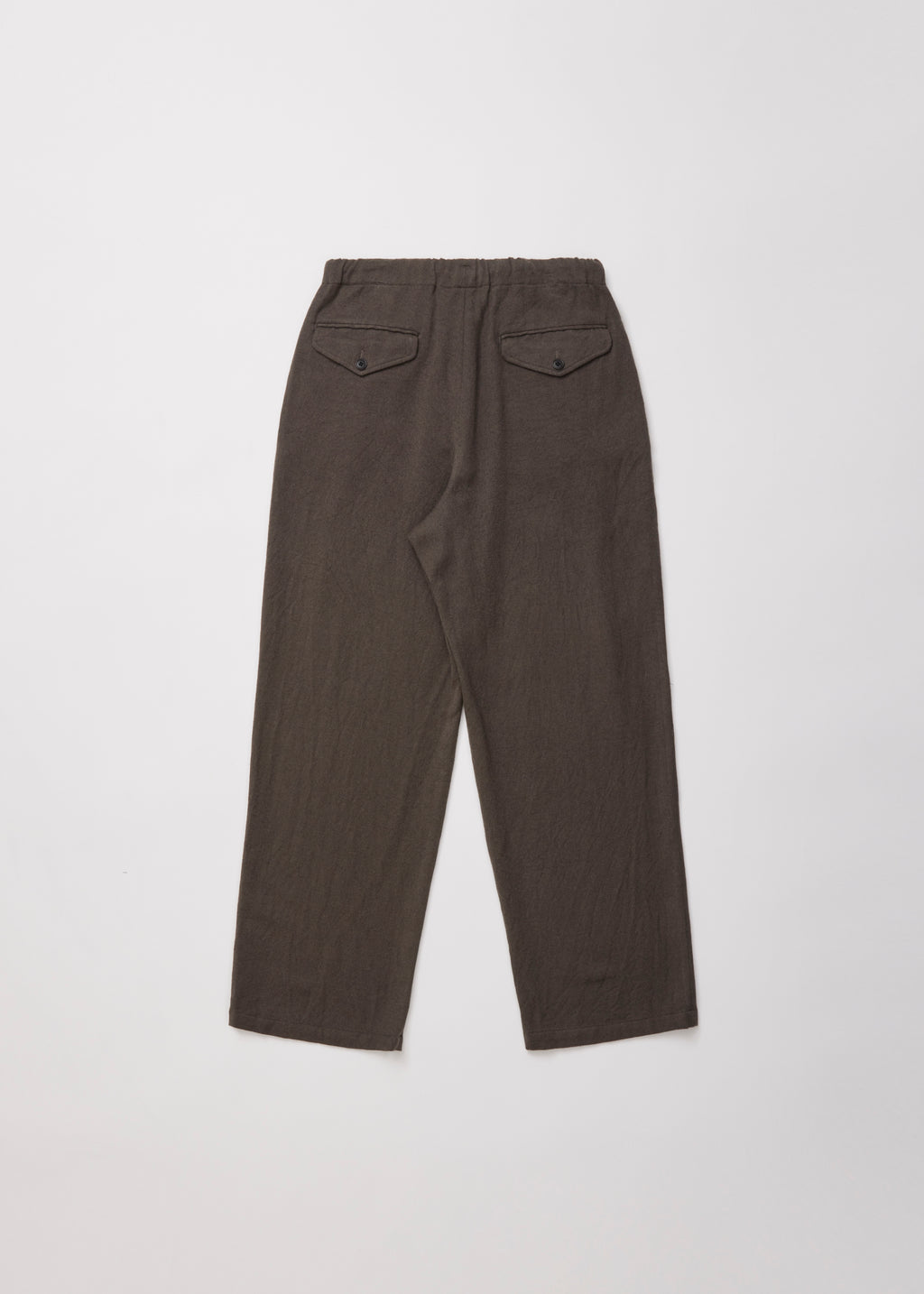 ULTERIOR WASHED W/R CASH TWILL DRAWSTRING PANTS BLACK