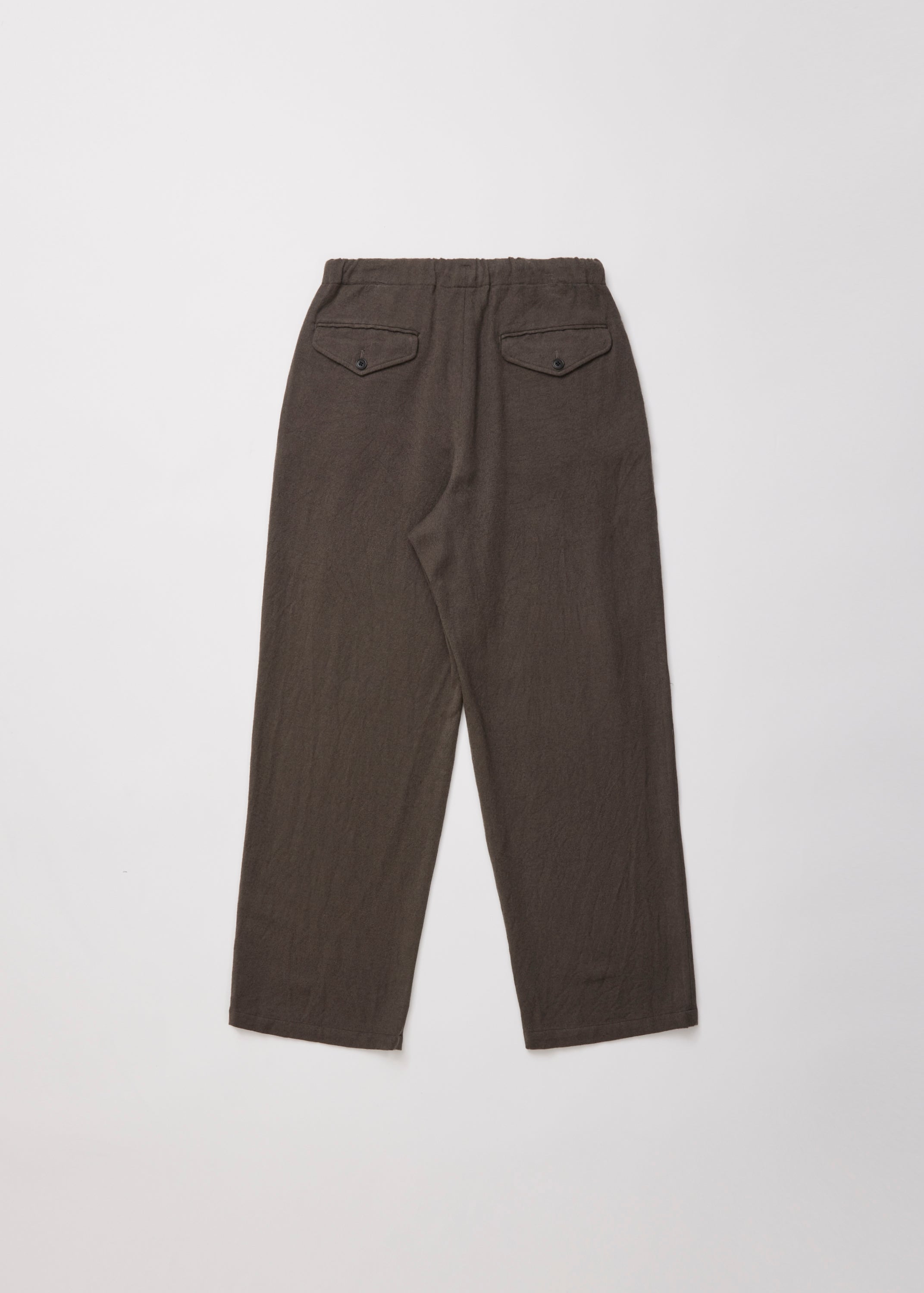 ULTERIOR WASHED W/R CASH TWILL DRAWSTRING PANTS BLACK