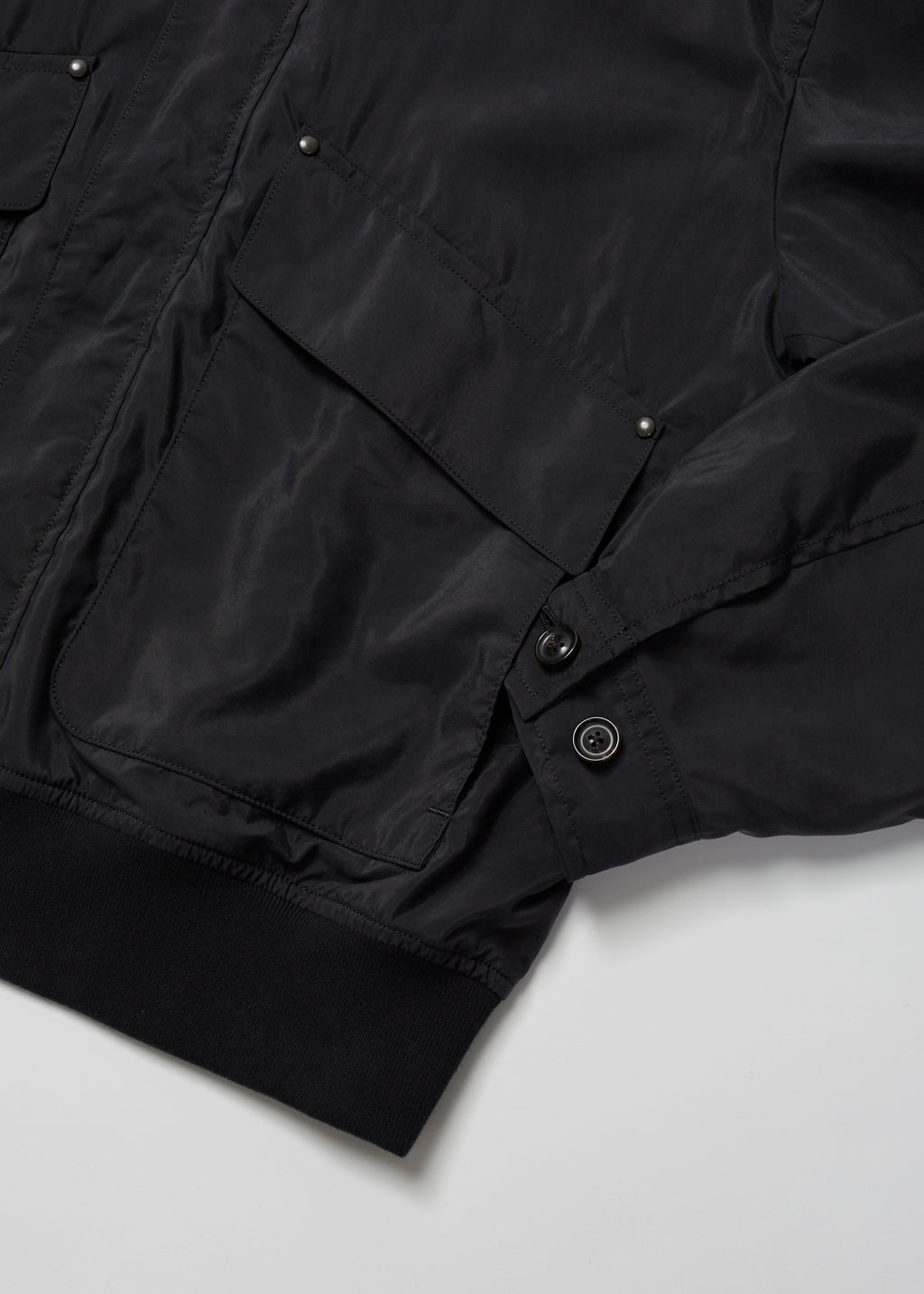 ULTERIOR SILK NYLON TAFFETA FLIGHT JKT