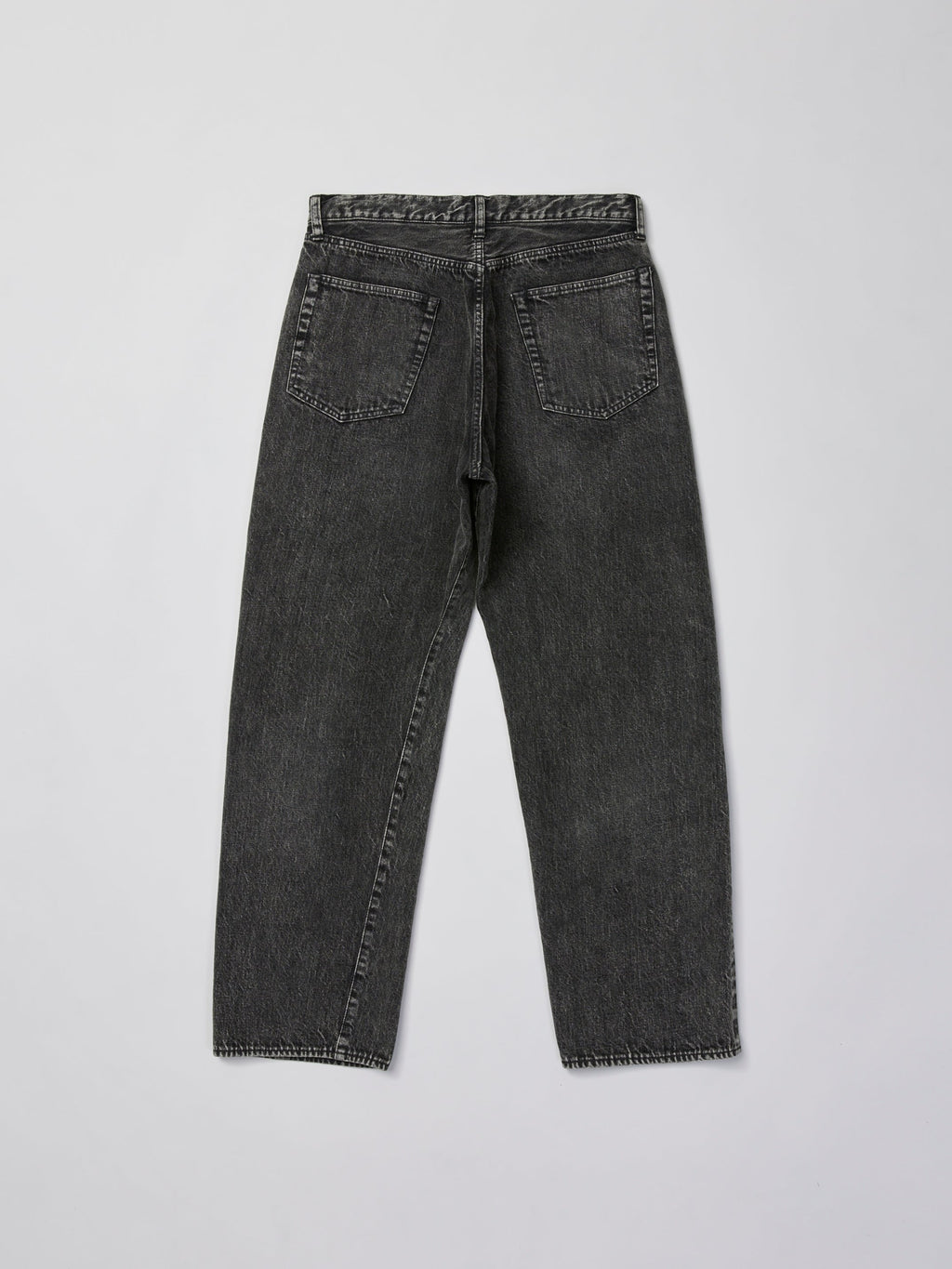ULTERIOR VINTAGE WASHED SELVEDGE BLACK DENIM 5P PANTS