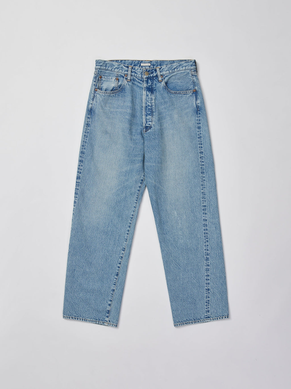 ULTERIOR VINTAGE WASHED SELVEDGE DENIM 5P PANTS