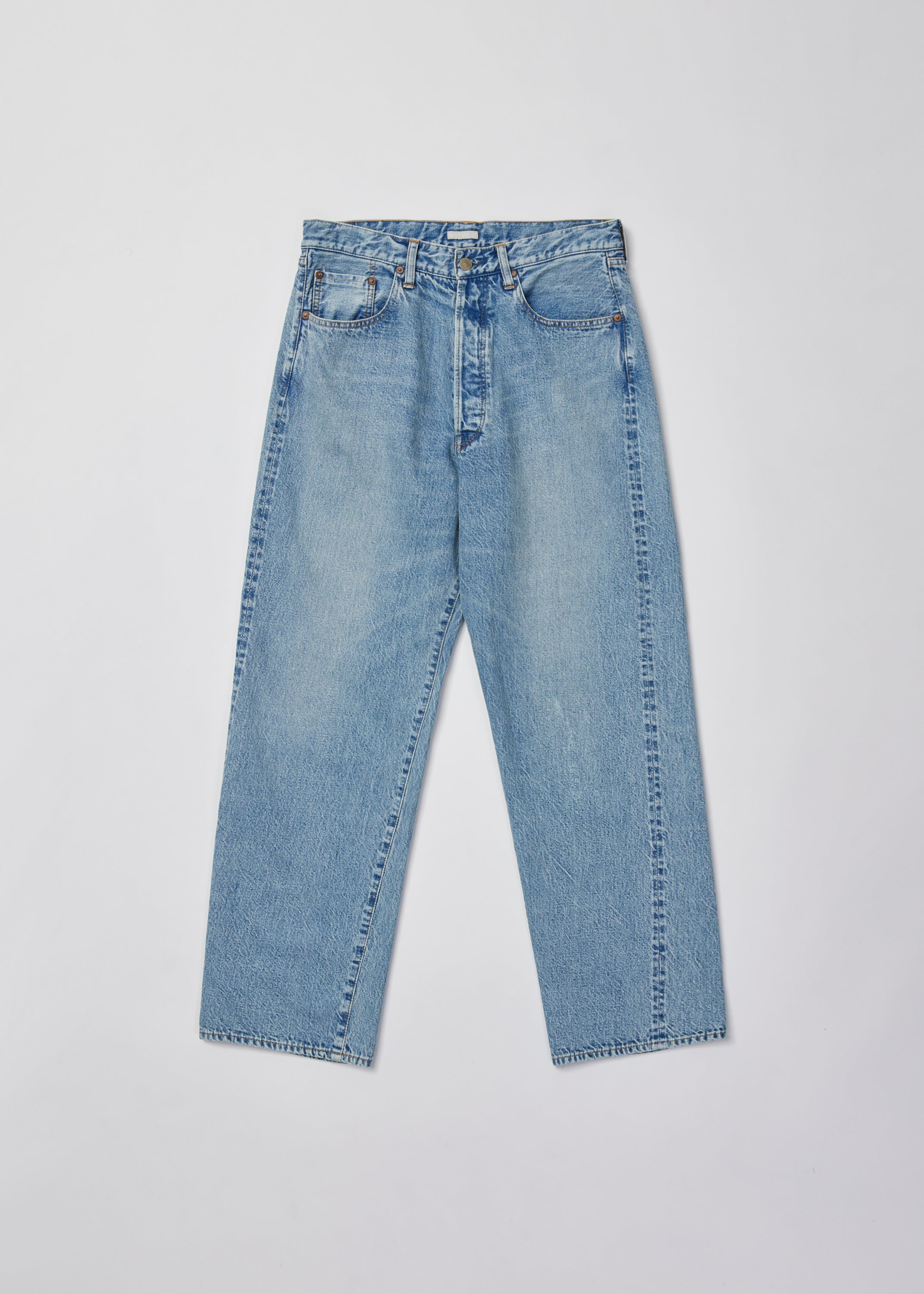 ULTERIOR VINTAGE WASHED SELVEDGE DENIM 5P PANTS