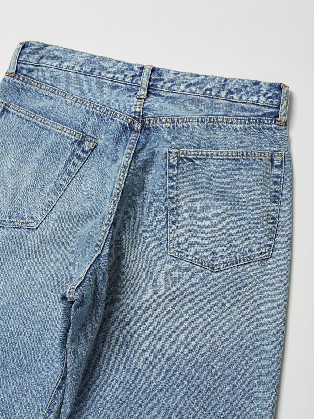 ULTERIOR VINTAGE WASHED SELVEDGE DENIM 5P PANTS