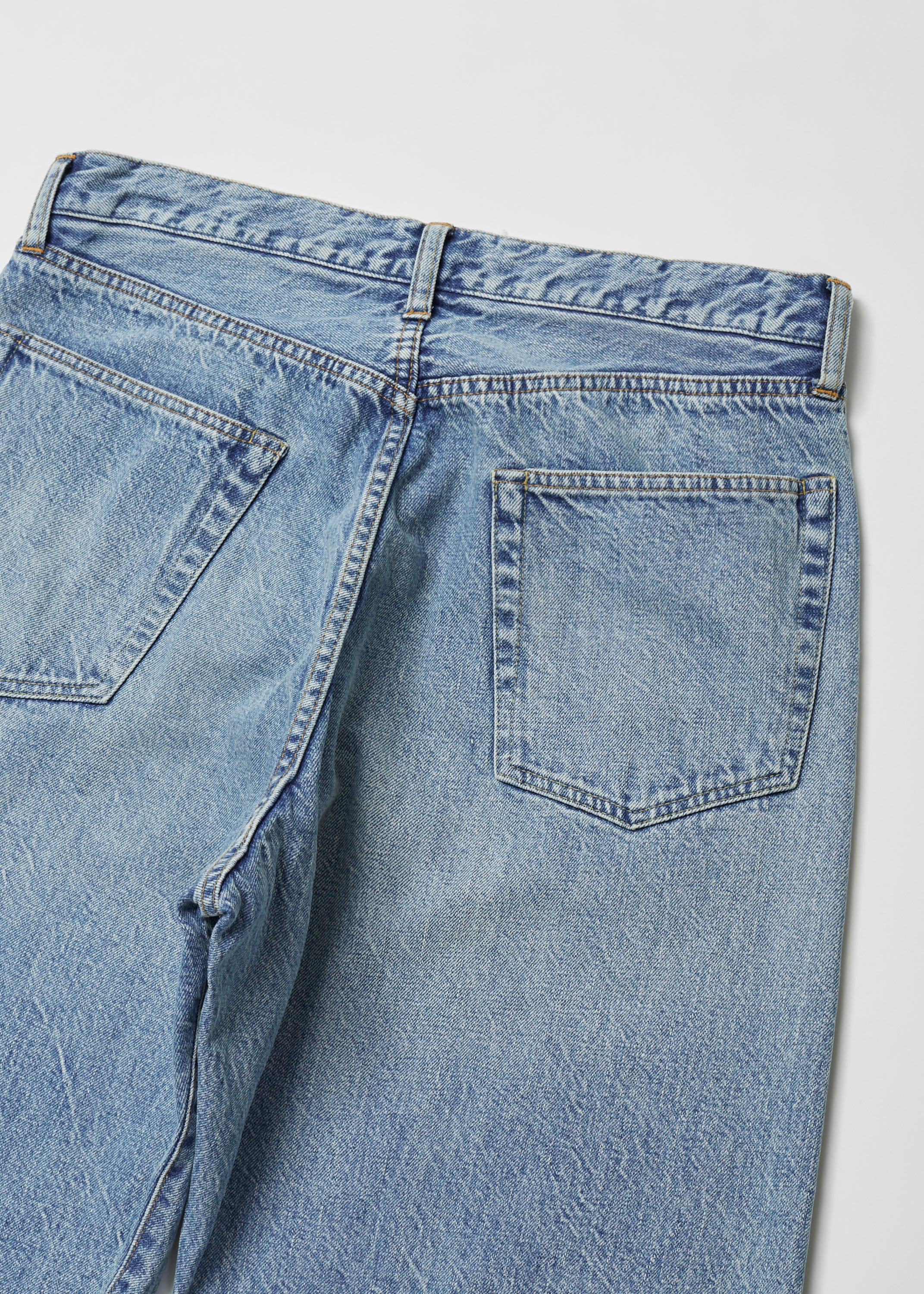 ULTERIOR VINTAGE WASHED SELVEDGE DENIM 5P PANTS