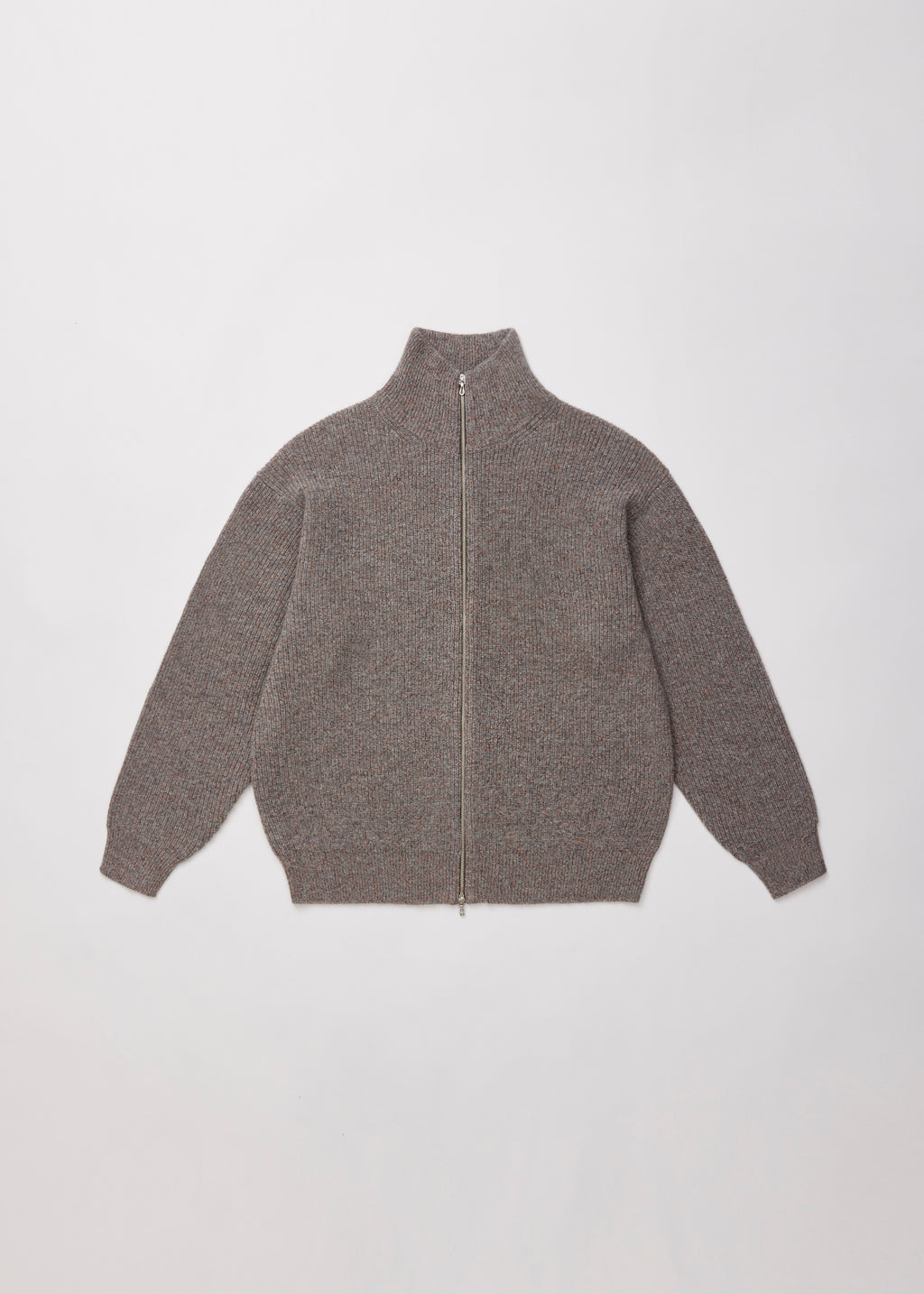 ULTERIOR W/C MEALANGE RIB DRIVERS KNIT GREY MIX