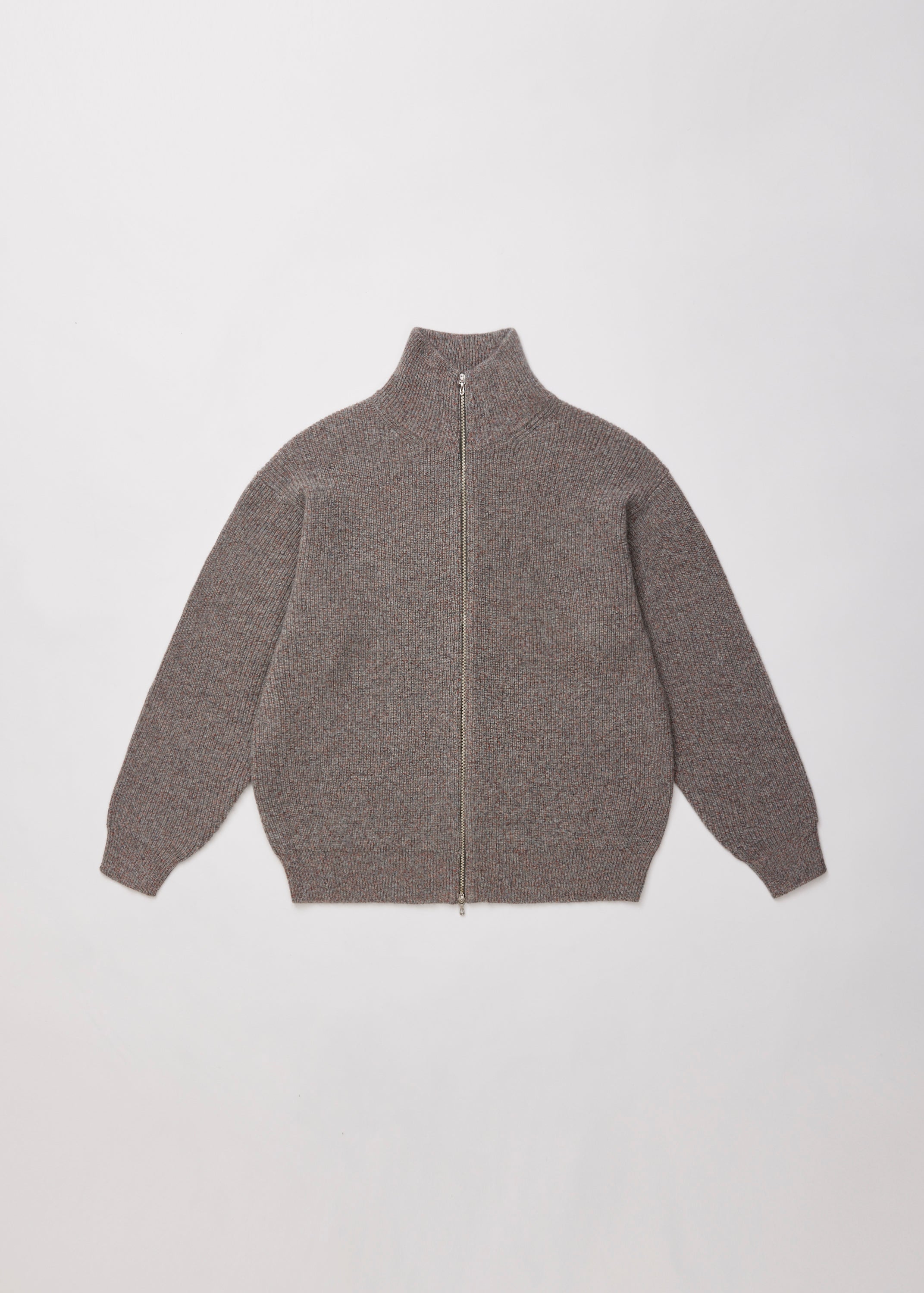 ULTERIOR W/C MEALANGE RIB DRIVERS KNIT GREY MIX