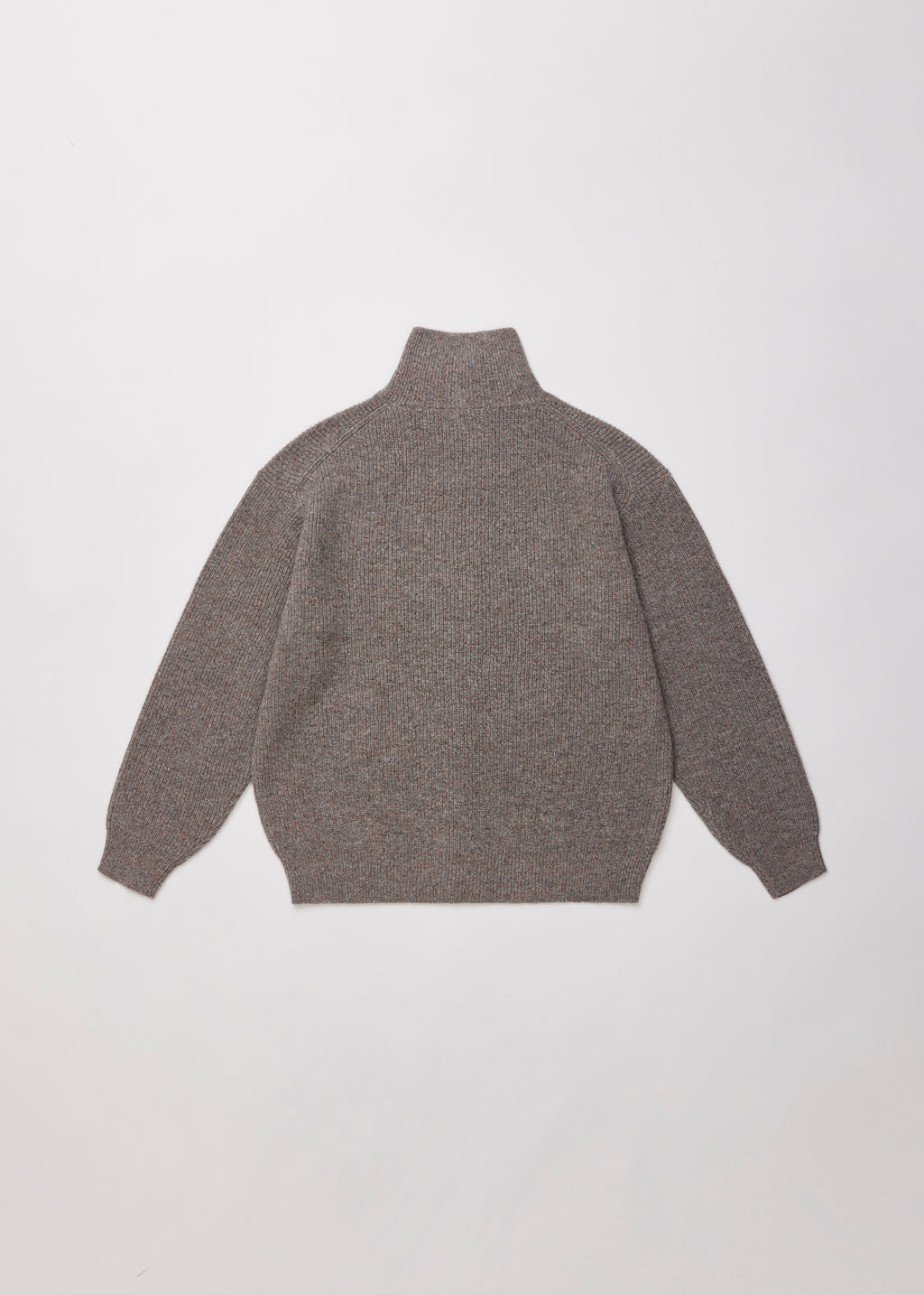 ULTERIOR W/C MEALANGE RIB DRIVERS KNIT GREY MIX