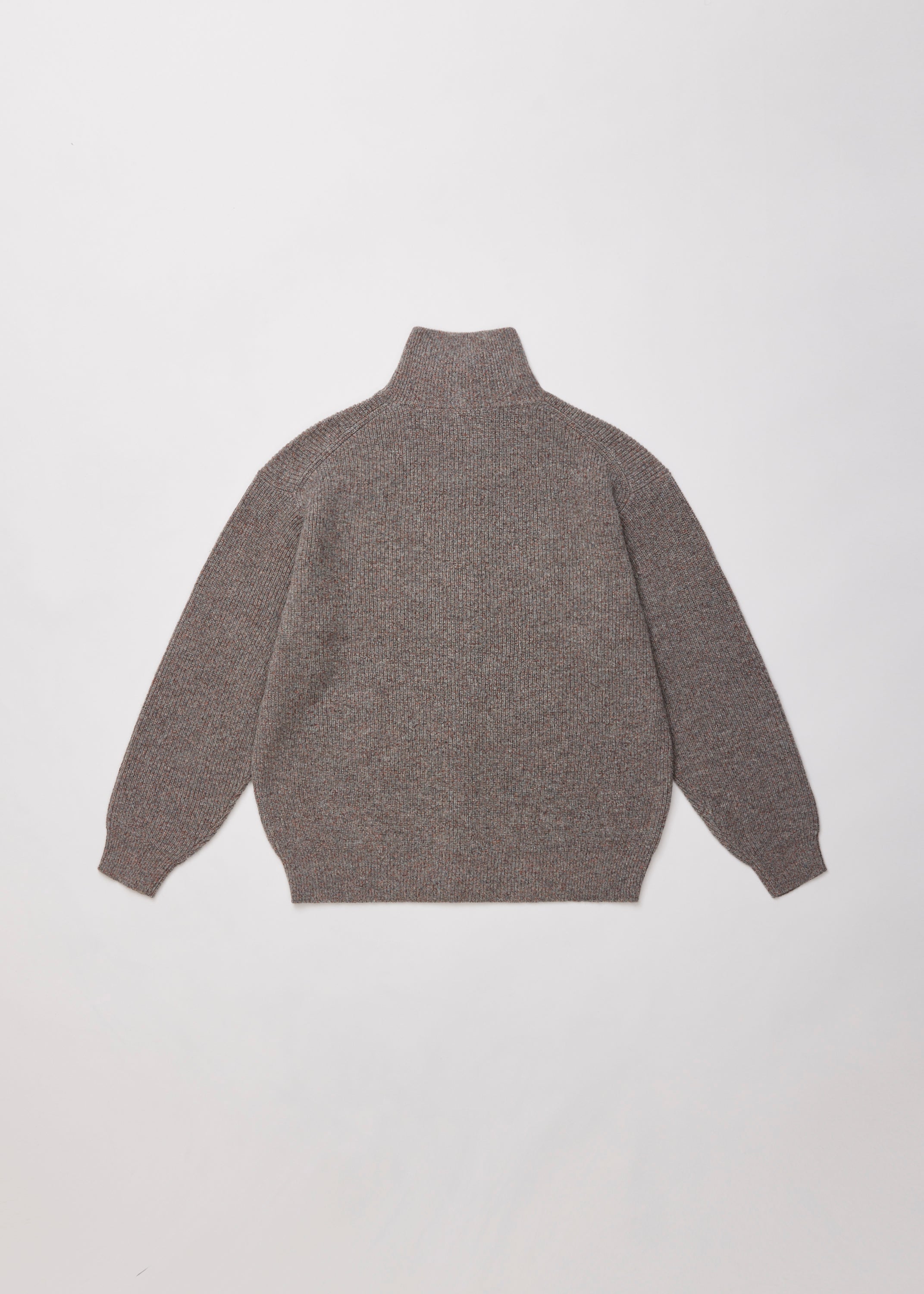 ULTERIOR W/C MEALANGE RIB DRIVERS KNIT GREY MIX