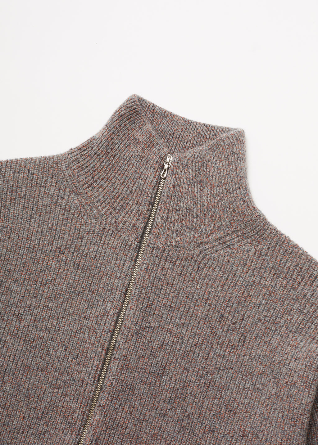 ULTERIOR W/C MEALANGE RIB DRIVERS KNIT GREY MIX