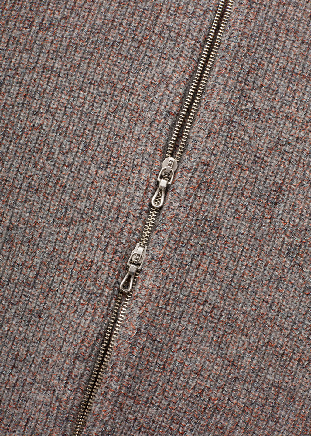 ULTERIOR W/C MEALANGE RIB DRIVERS KNIT GREY MIX