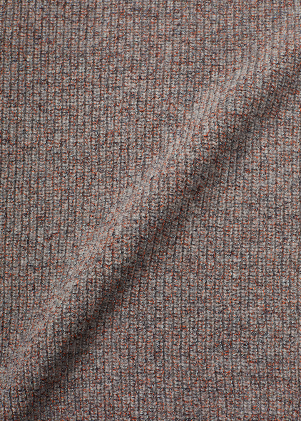 ULTERIOR W/C MEALANGE RIB DRIVERS KNIT GREY MIX