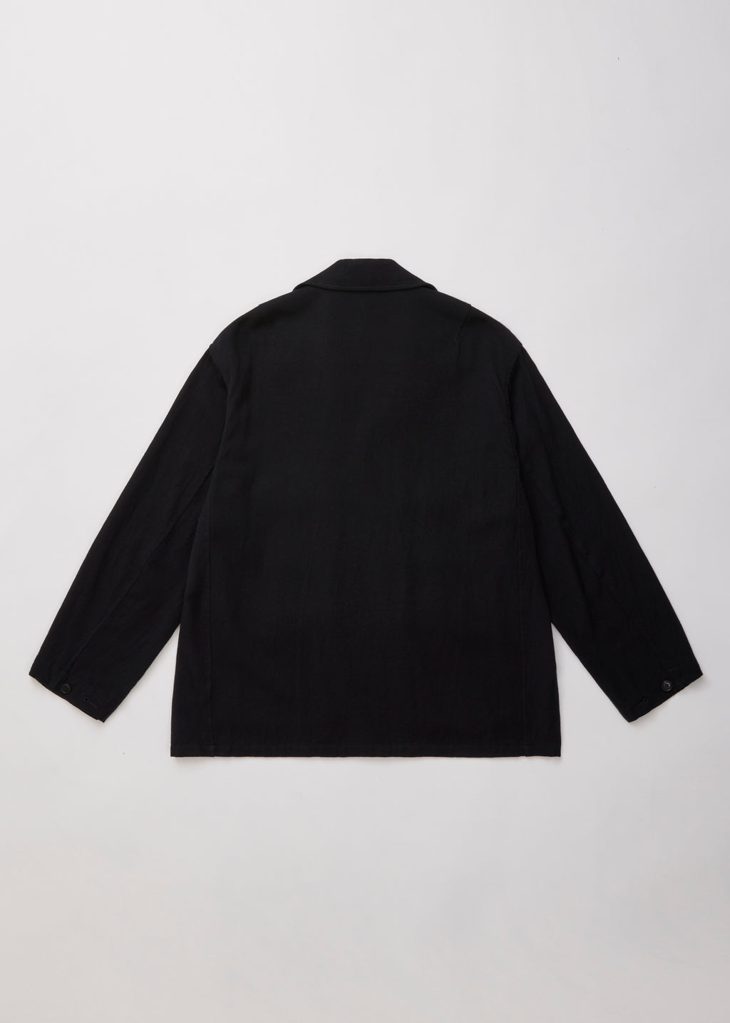 ULTERIOR WASHED W/R CASH TWILL MIL-JKT BLACK NAVY