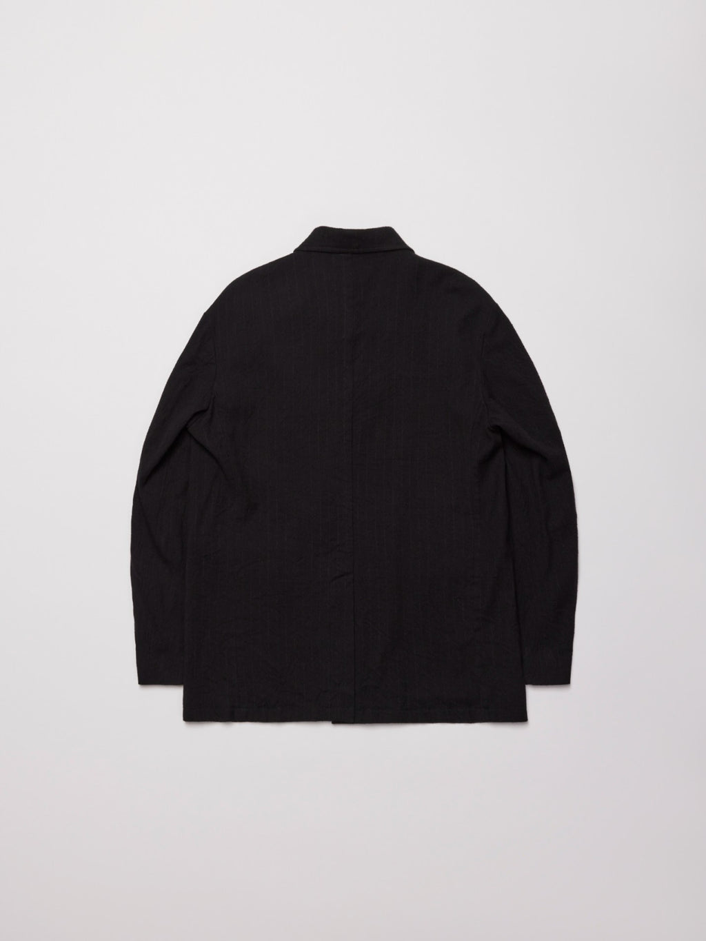 ULTERIOR WASHED W/S STRIPE DB JKT BLACK