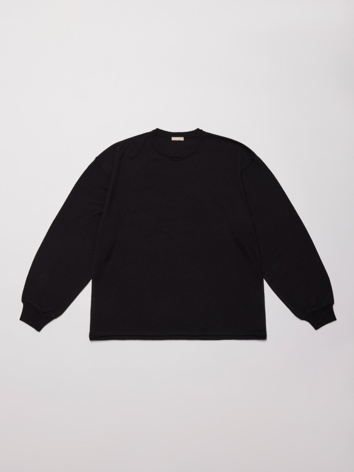 ULTERIOR SUPER FINE WOOL COTTON CUT-OFF P/O BLACK