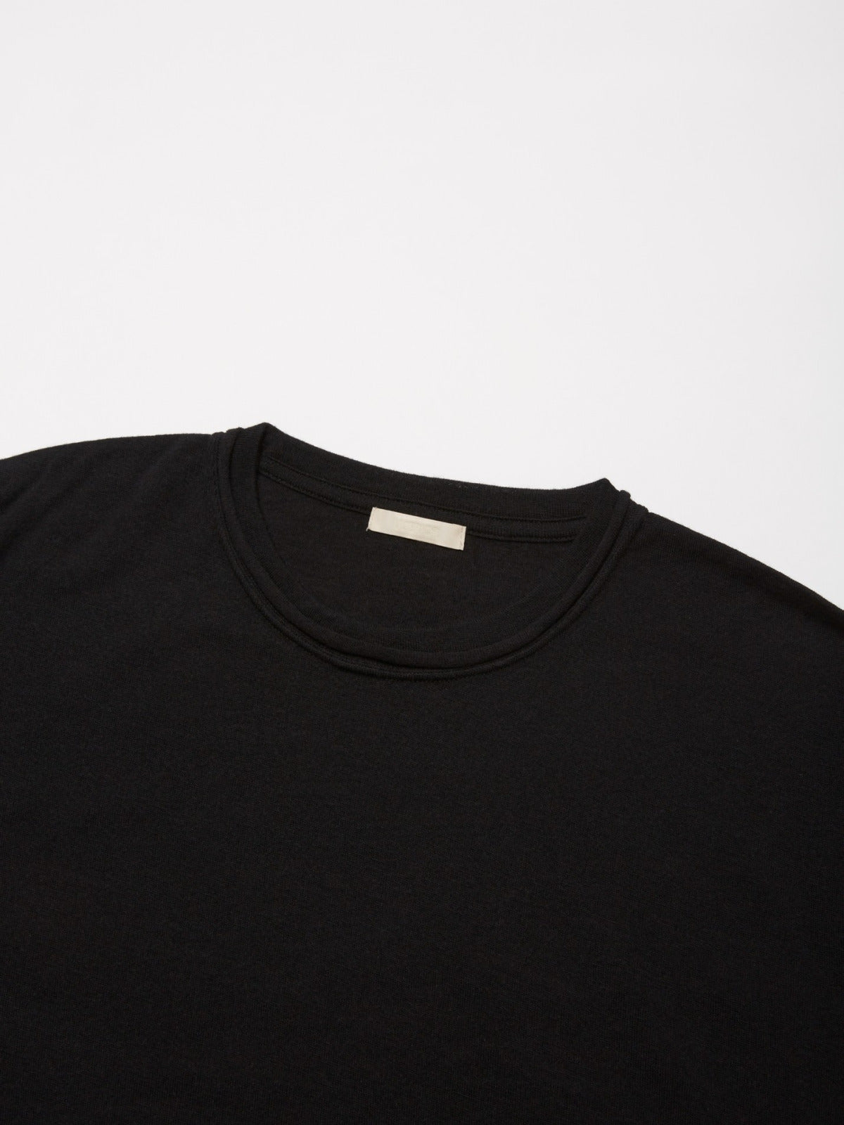 ULTERIOR SUPER FINE WOOL COTTON CUT-OFF P/O BLACK