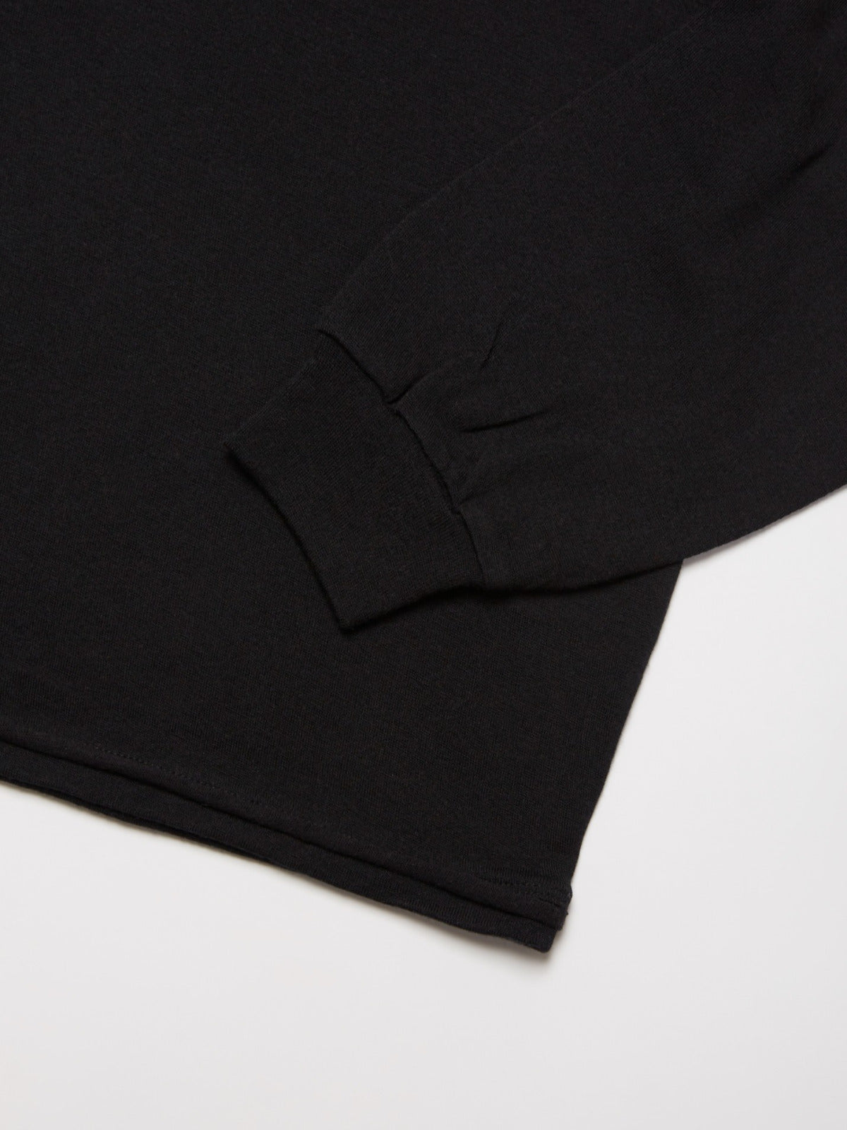 ULTERIOR SUPER FINE WOOL COTTON CUT-OFF P/O BLACK