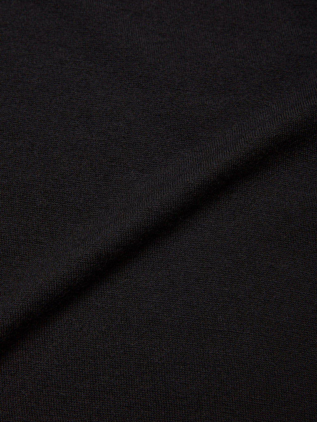 ULTERIOR SUPER FINE WOOL COTTON CUT-OFF P/O BLACK