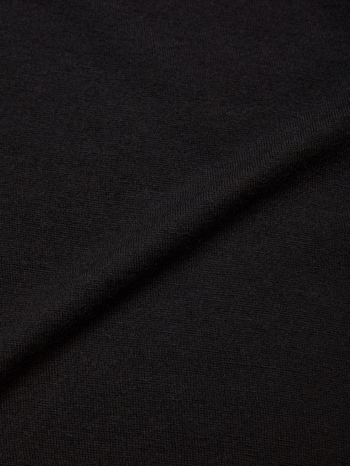 ULTERIOR SUPER FINE WOOL COTTON CUT-OFF P/O BLACK