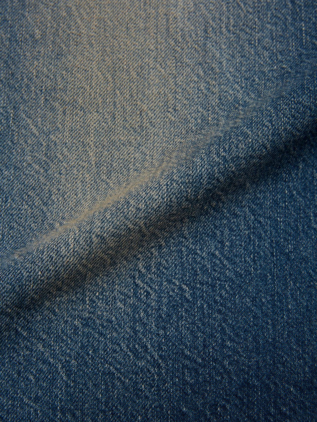 ULTERIOR AGING WASHED SELVEDGE DENIM 5P PANTS FADED BLUE