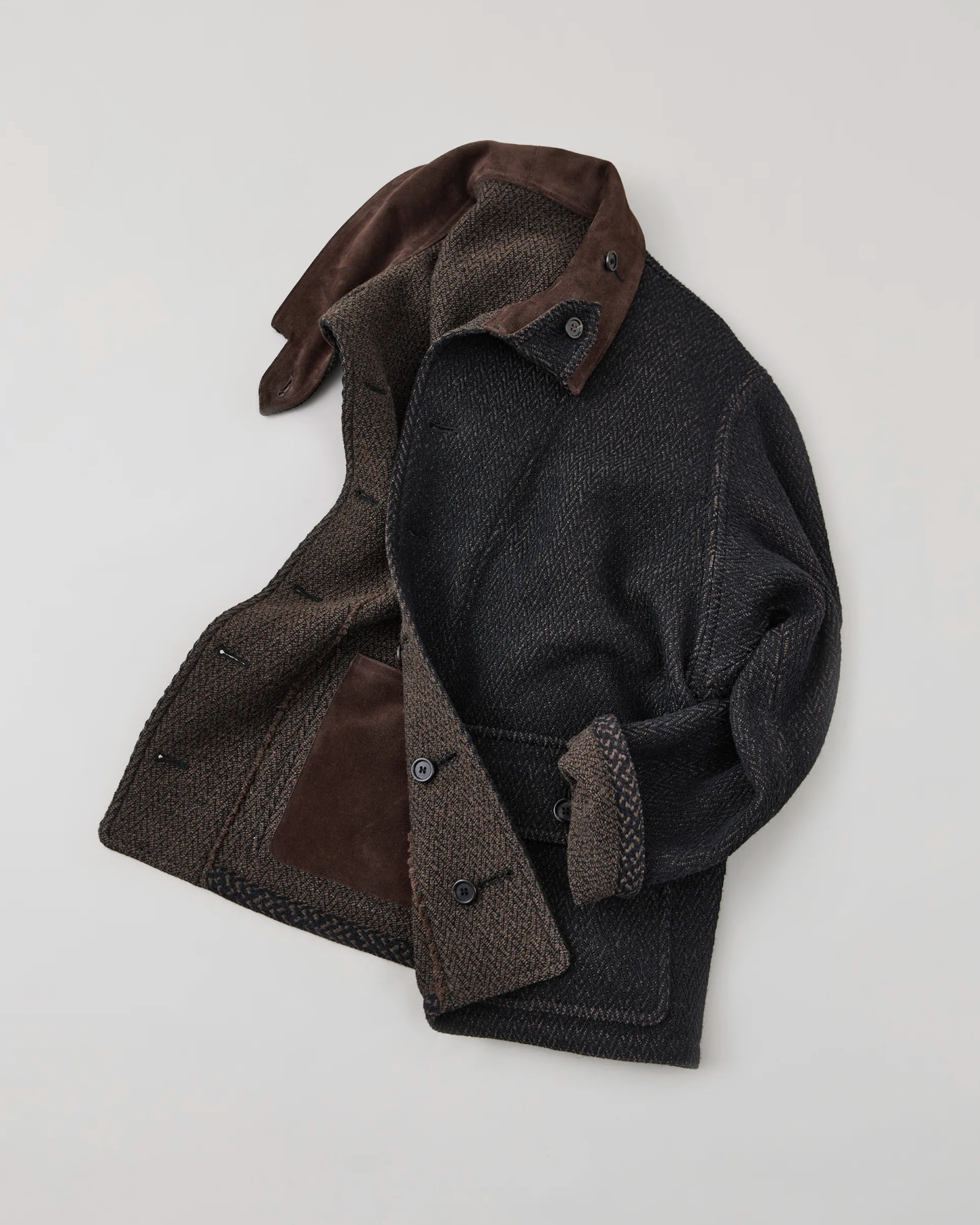 NICENESS H.TWEEDY BLACK × BROWN