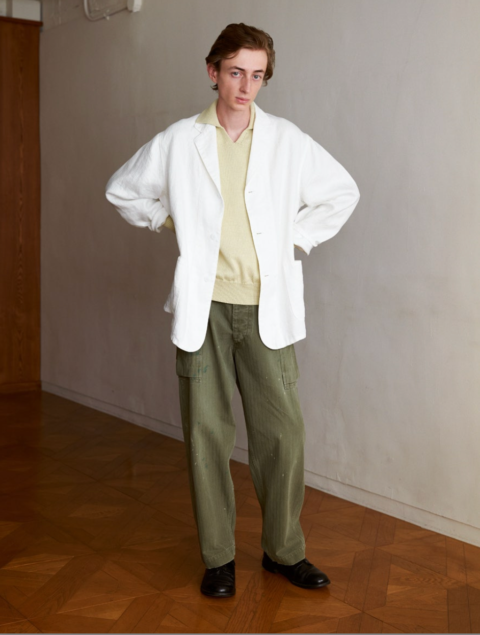 HERILL COTTONCODE SKIPPER YELLOW BEIGE