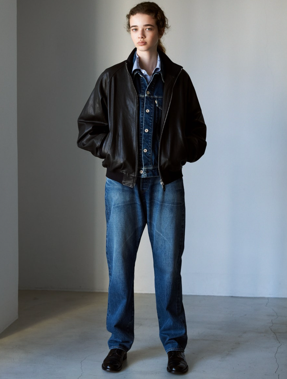 HERILL LAMB LEATHER WEEKEND JACKET BLACK