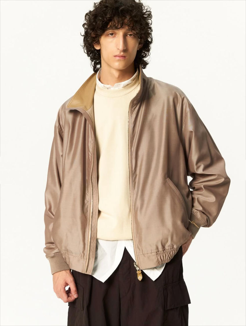 HERILL Nylon Silk Weekend Jacket Beige
