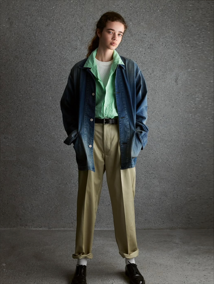 HERILL Nepdenim Chorejacket Vintage Worn