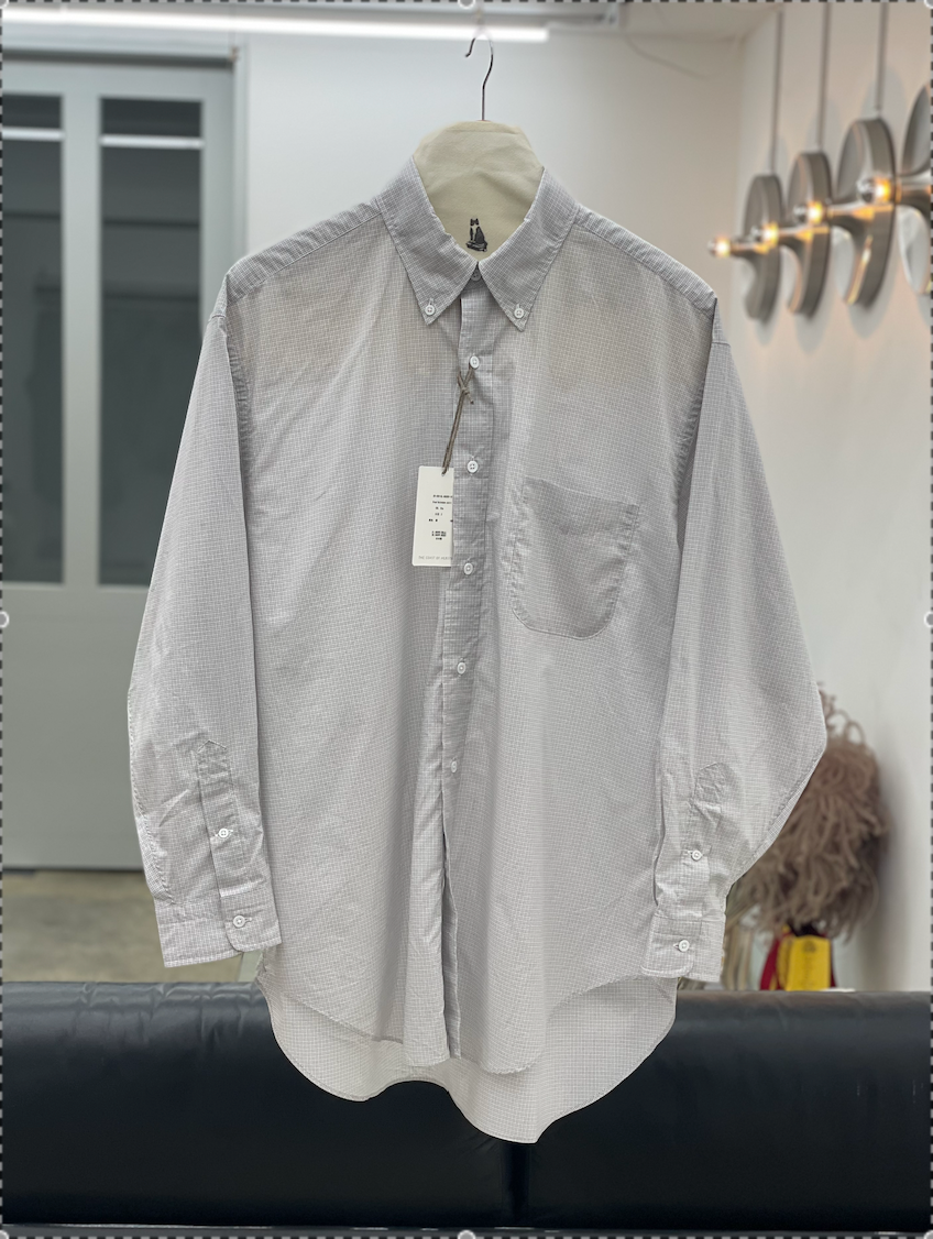 HERILL Broad Buttondown Shirt Grey