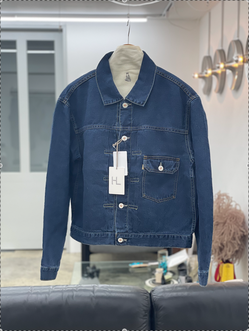 HERILL Linen Denim XXJacket Vintage Worn