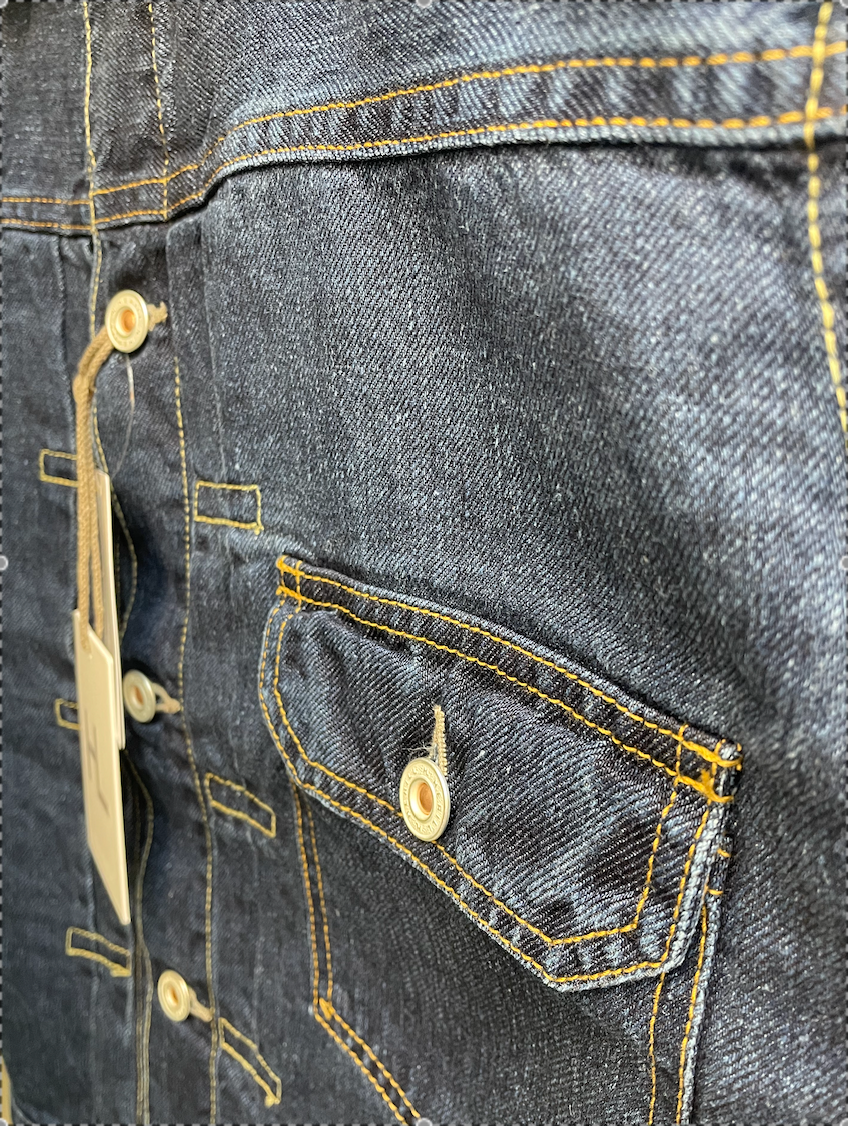 HERILL Linen Denim XXJacket Vintage Worn