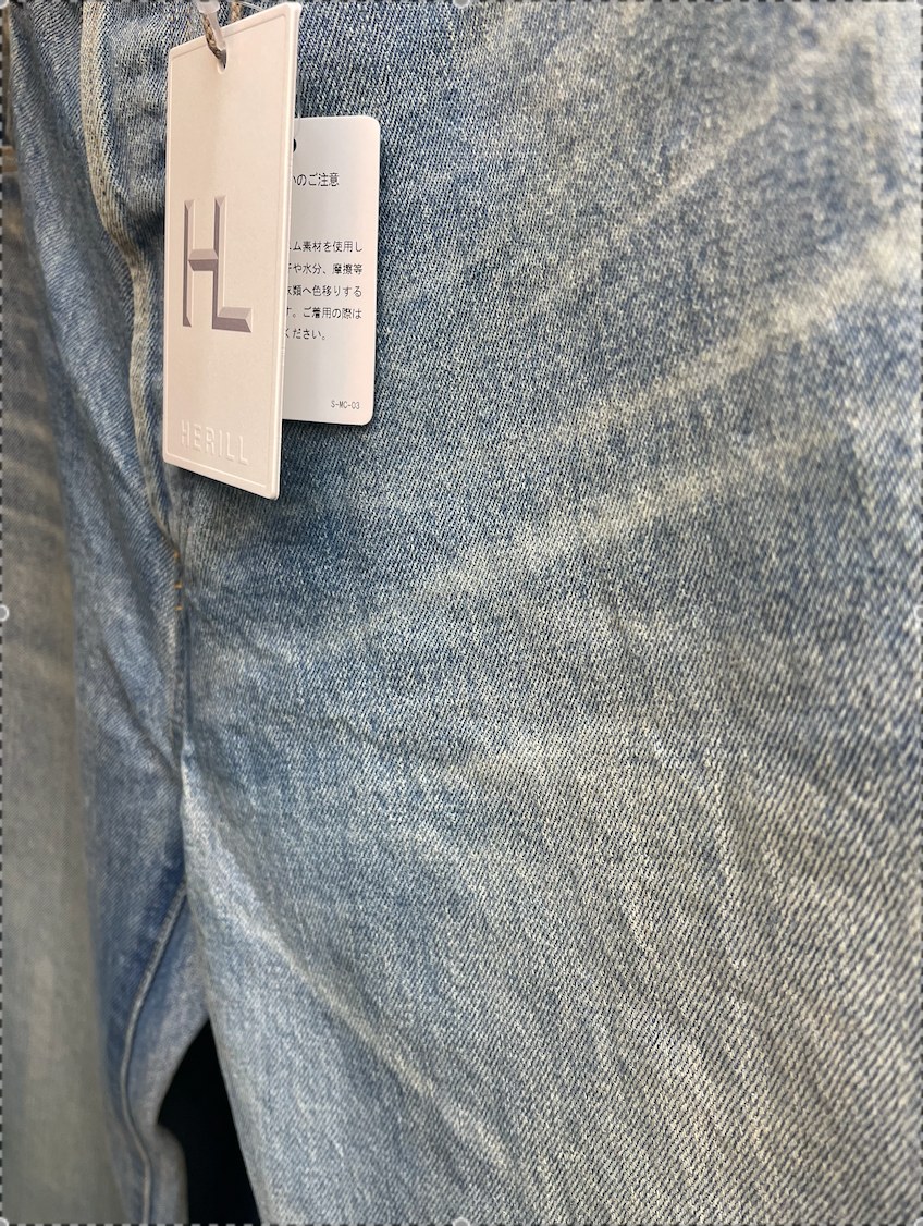HERILL Regaulr Denim Light Vintage Worn