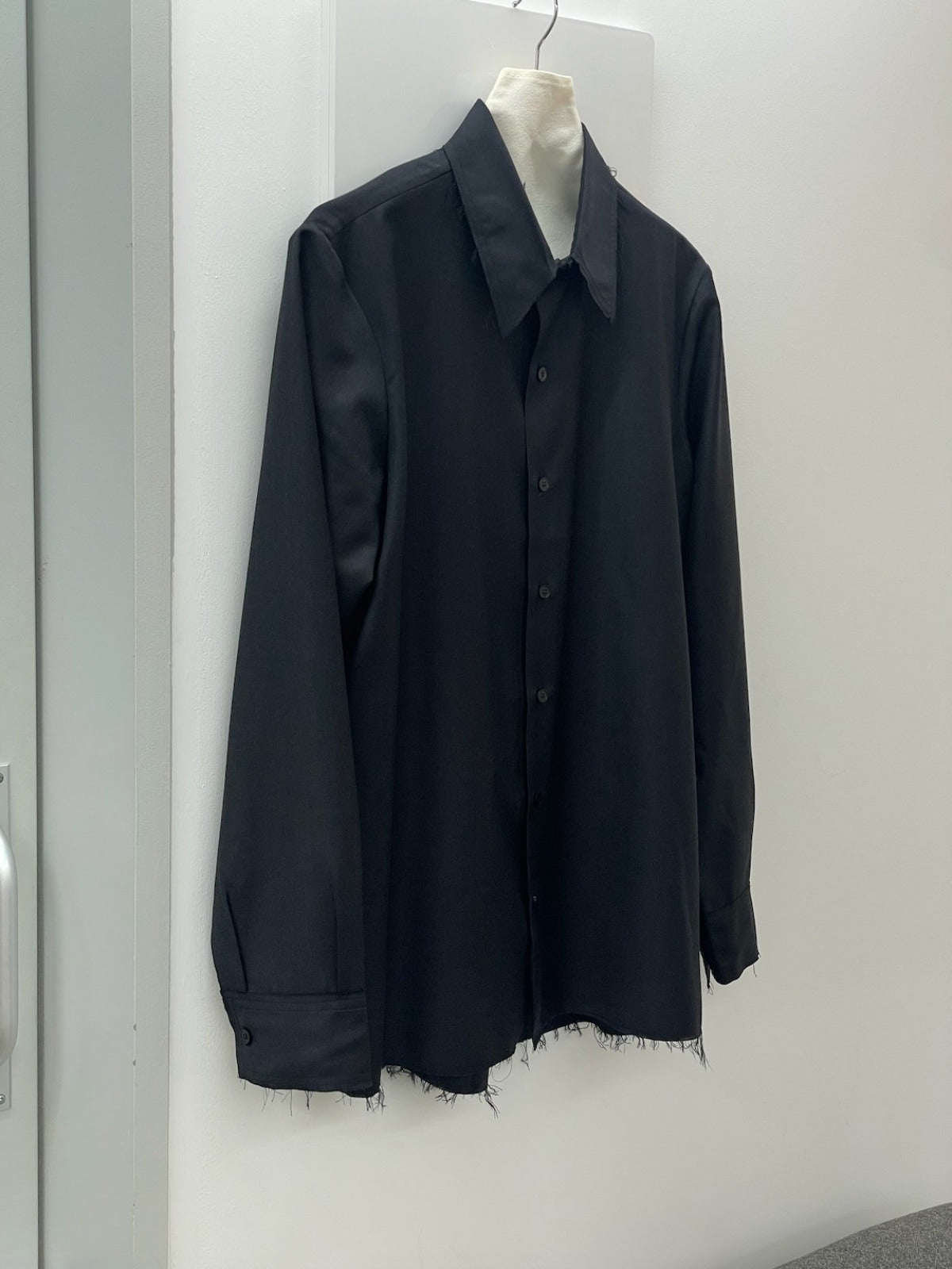 GABRIELA COLL GARMENTS NO.197 FINE WOOL SHIRT BLACK