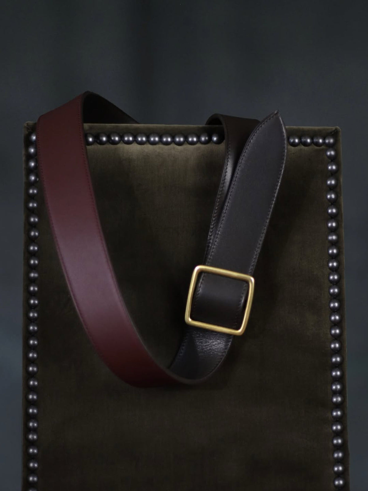DECHAMPS REVERSO BELT BLACK X SELVEDGE