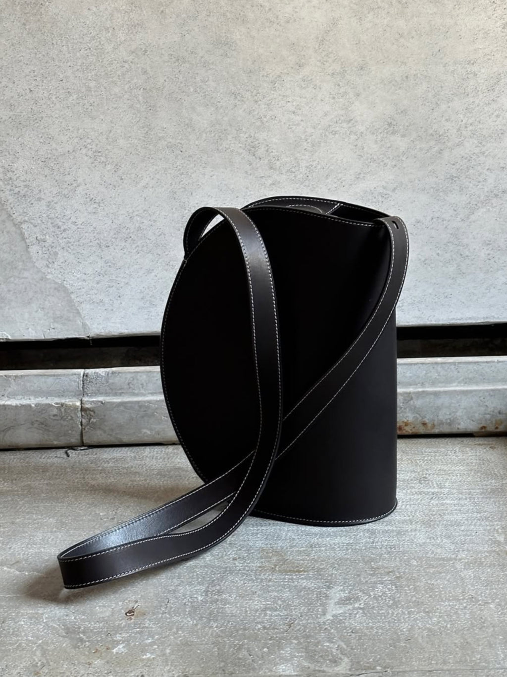 DECHAMPS BOW BAG BLACK