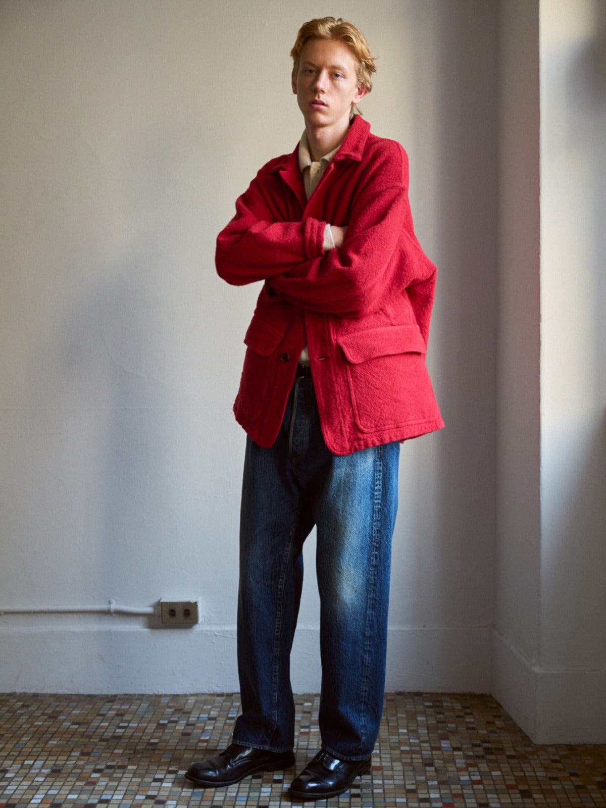 HERILL RIGIDWOOL AMERICAN CLASSIC FIELDCOAT RED
