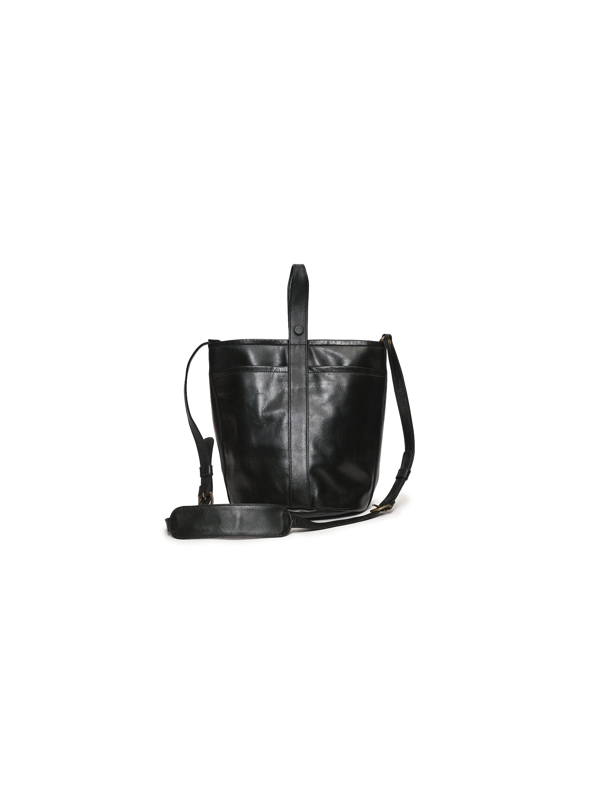 CCU LEATHER FLIGHT BAG M BLACK – Peter Cat CCU LEATHER FLIGHT BAG M BLACK – Peter Cat