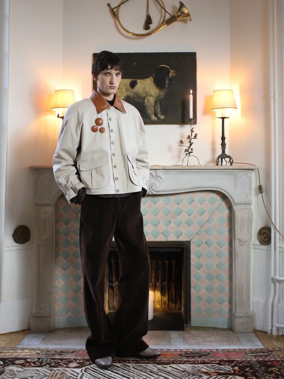 DECHAMPS RIBSTOP JACKET BEIGE
