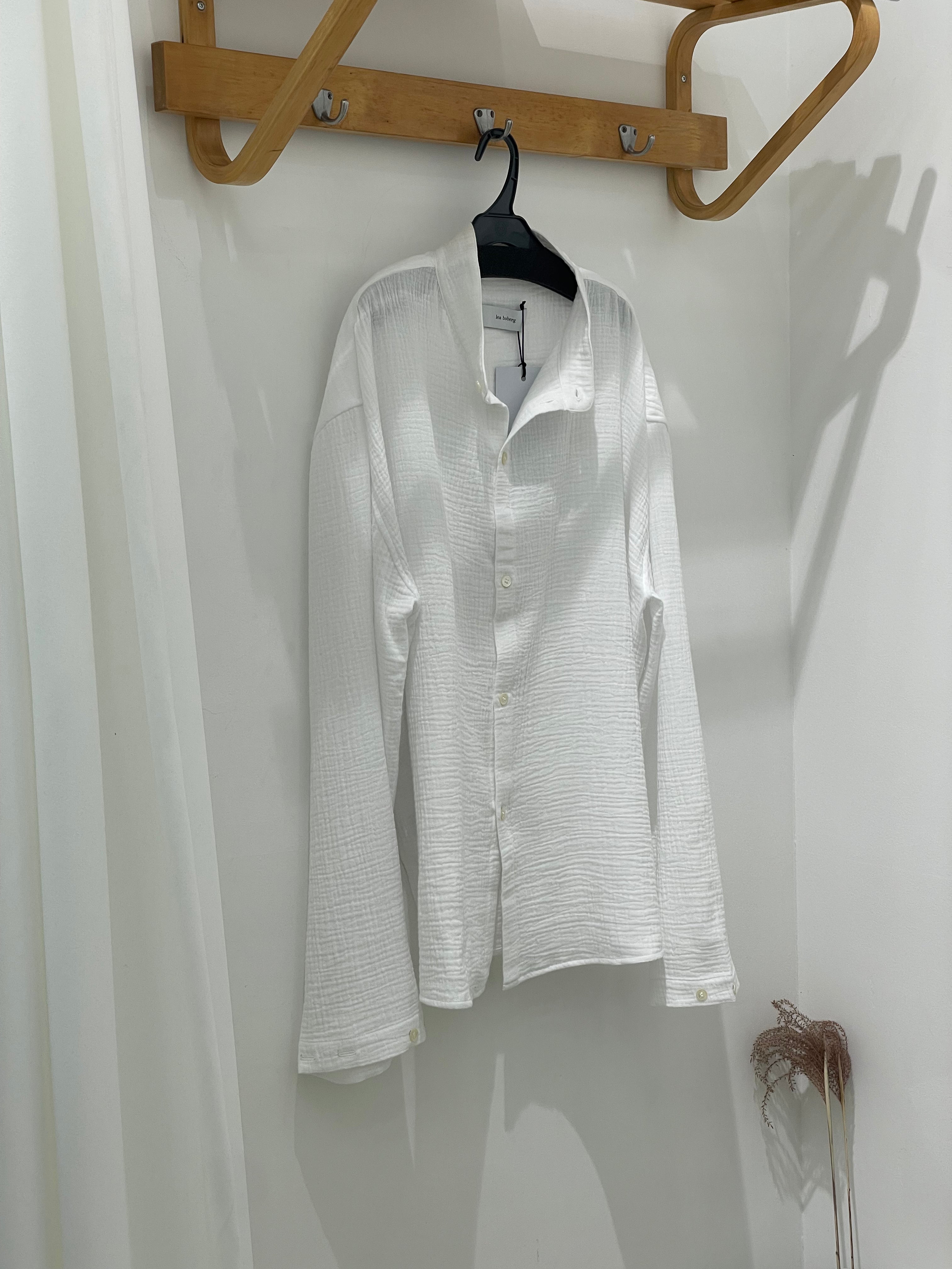 LEA BOBERG CL SHIRT COTTON GAUZE WHITE