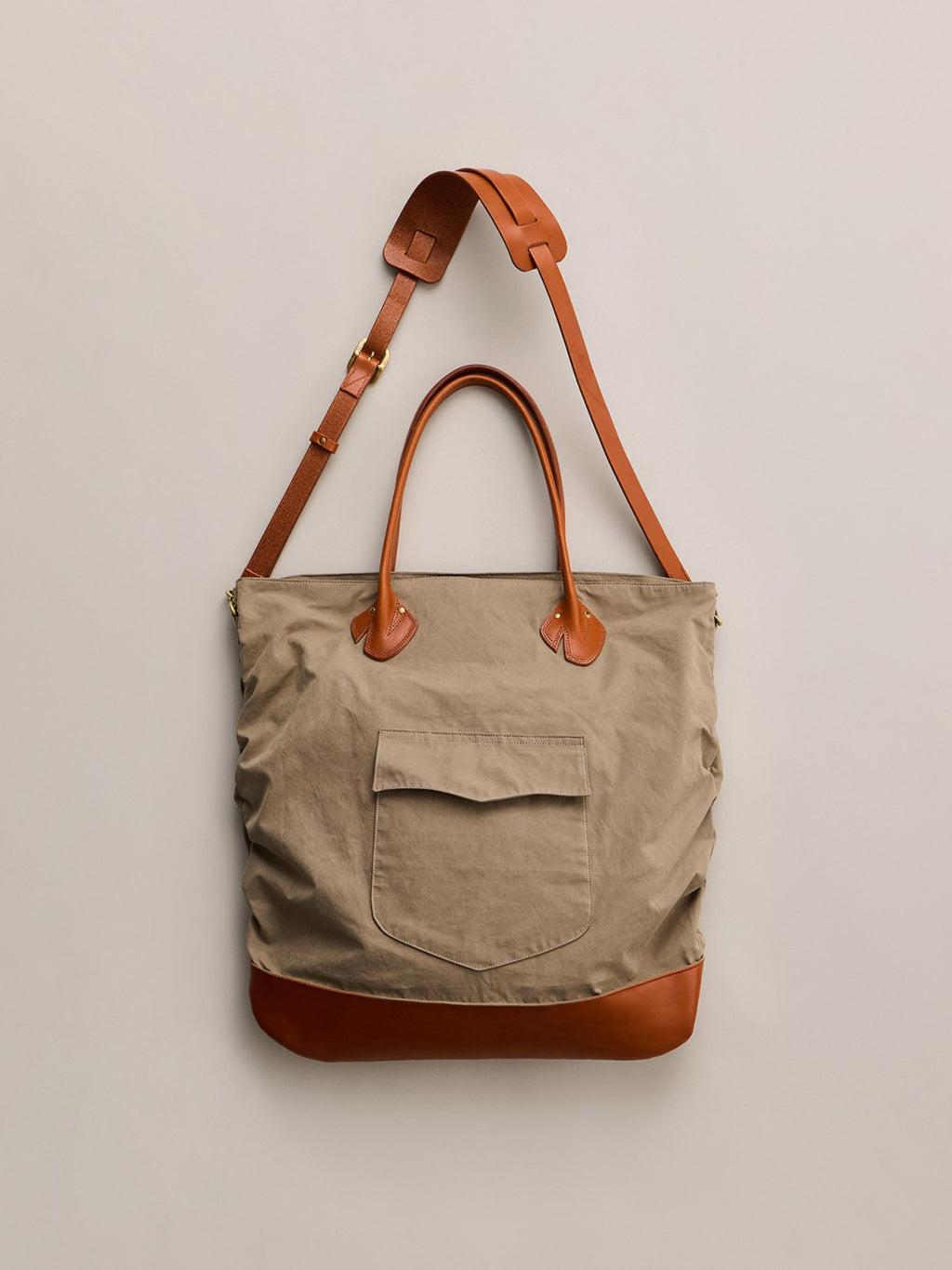 NICENESS L.APHEX KHAKI X COGNAC