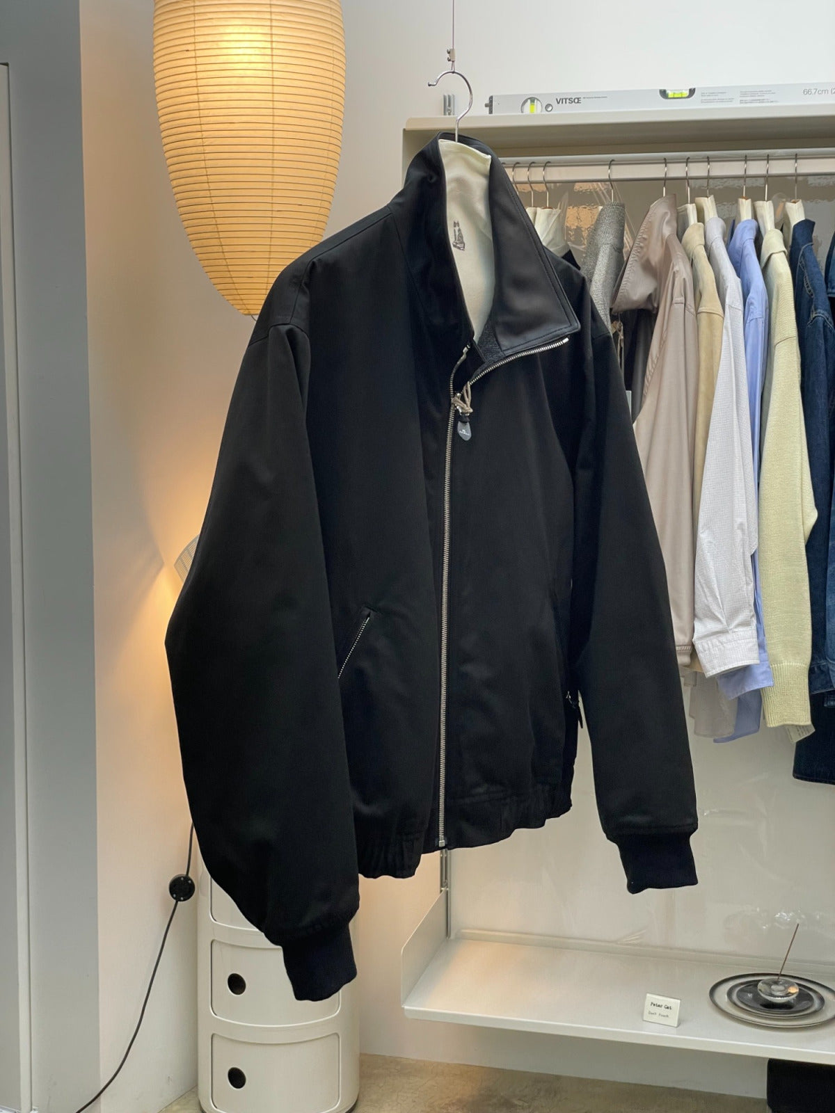 HERILL COTTONGABARDINE WEEKEND JACKET BLACK
