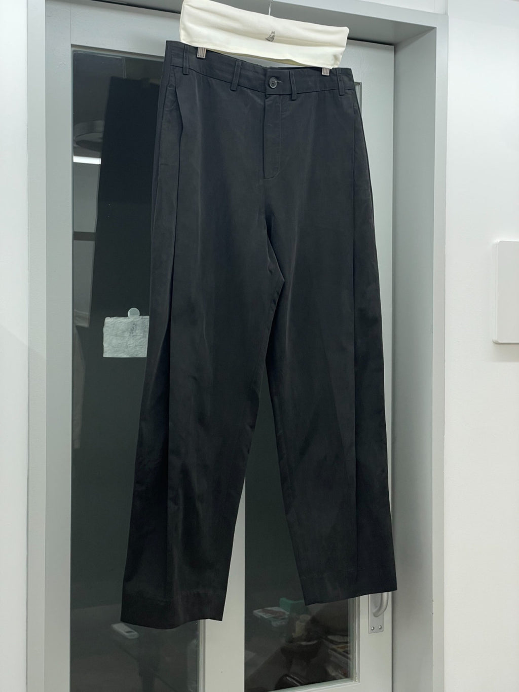 LEA BOBERG DP TROUSER JAPANESE BRUSHED CUPRO BLEND BLACK
