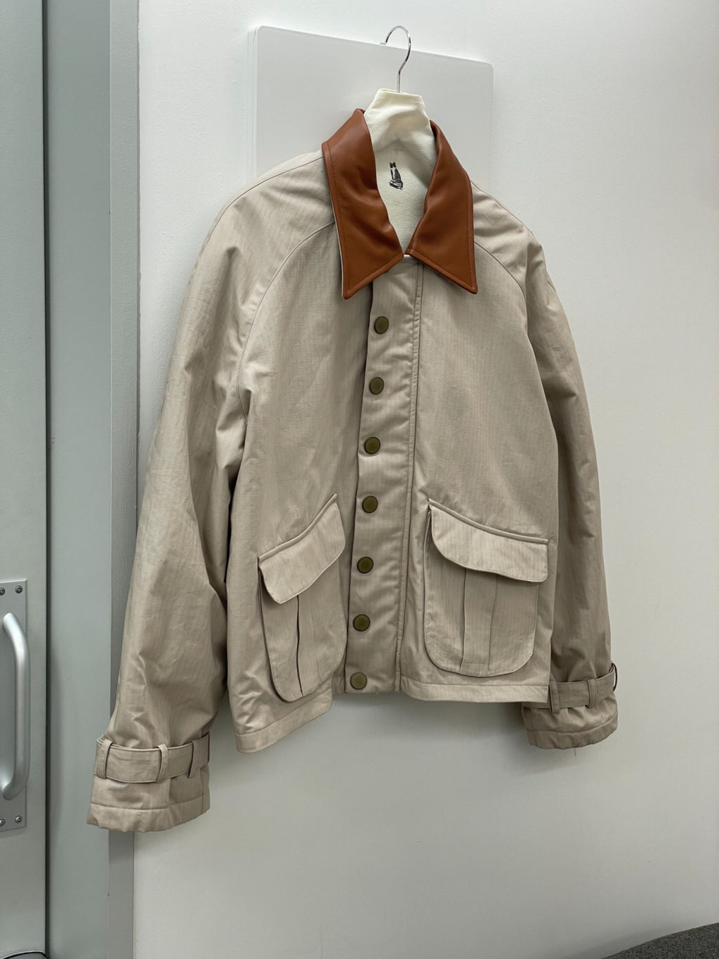 DECHAMPS RIBSTOP JACKET BEIGE