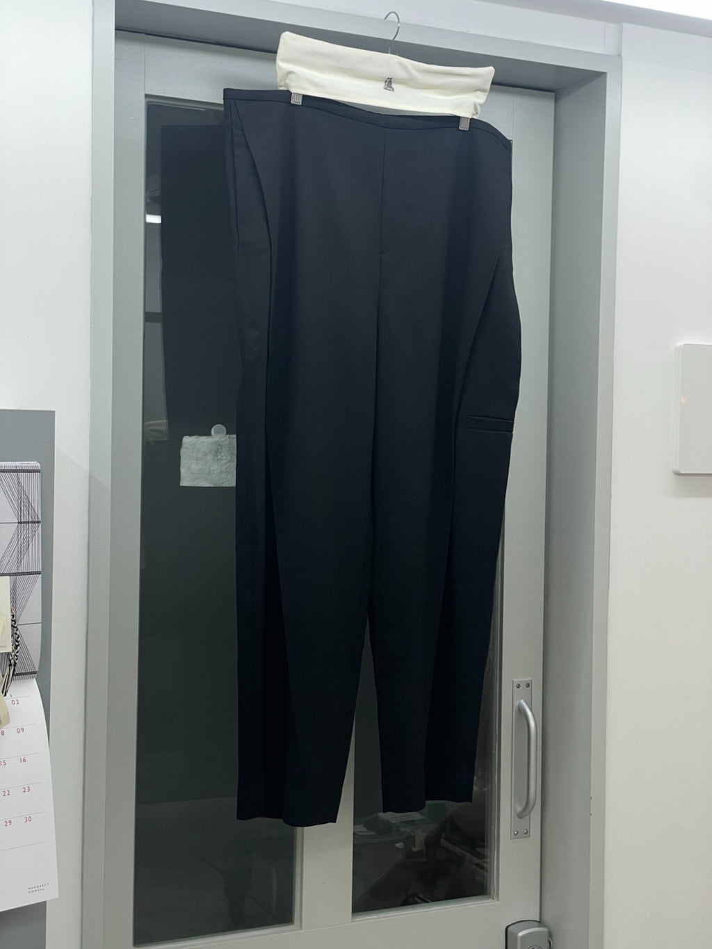 LEA BOBERG D.D.P. TROUSER BRITISH WOOL CREPE BLACK