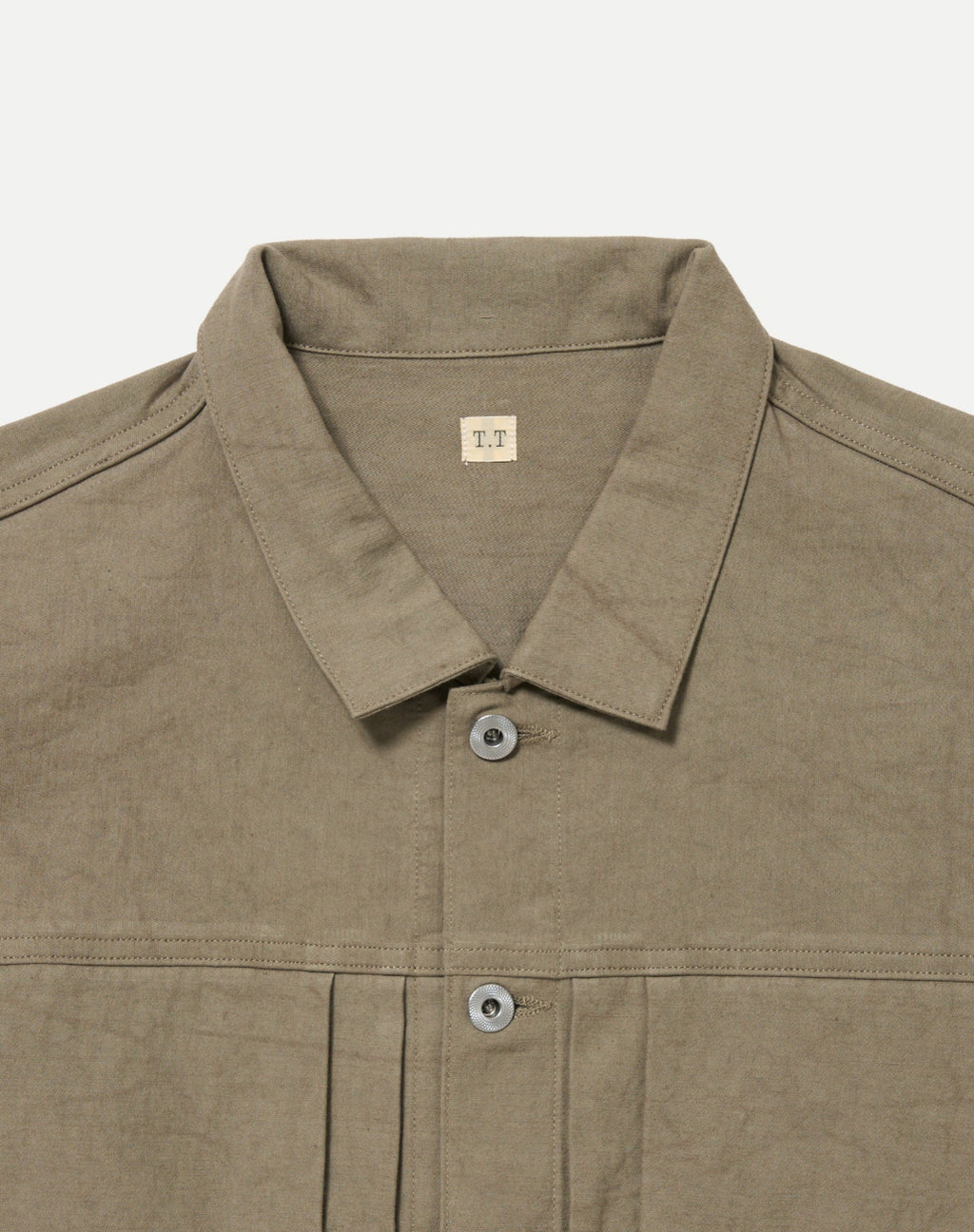 TAIGA TAKAHASHI BUCKLE-BACKED JACKET BEIGE