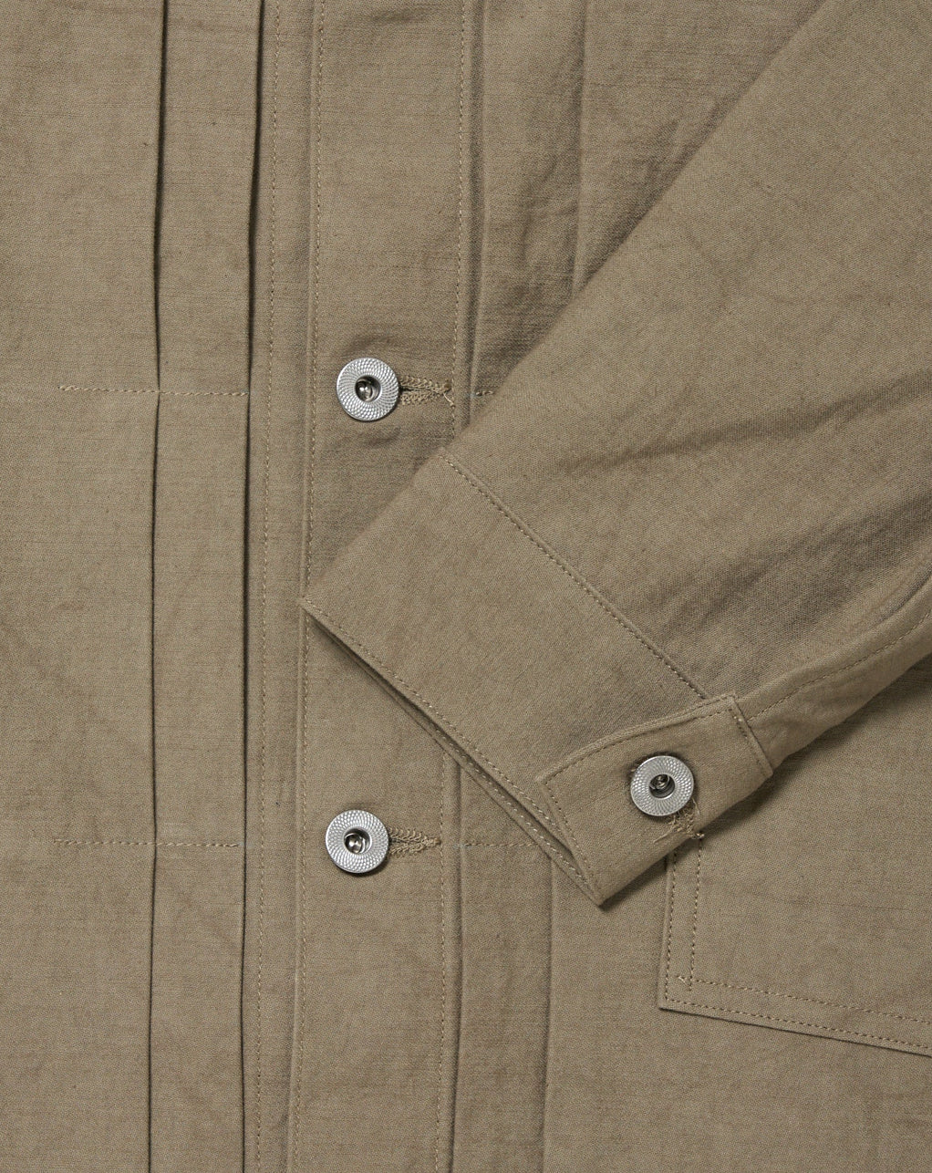 TAIGA TAKAHASHI BUCKLE-BACKED JACKET BEIGE