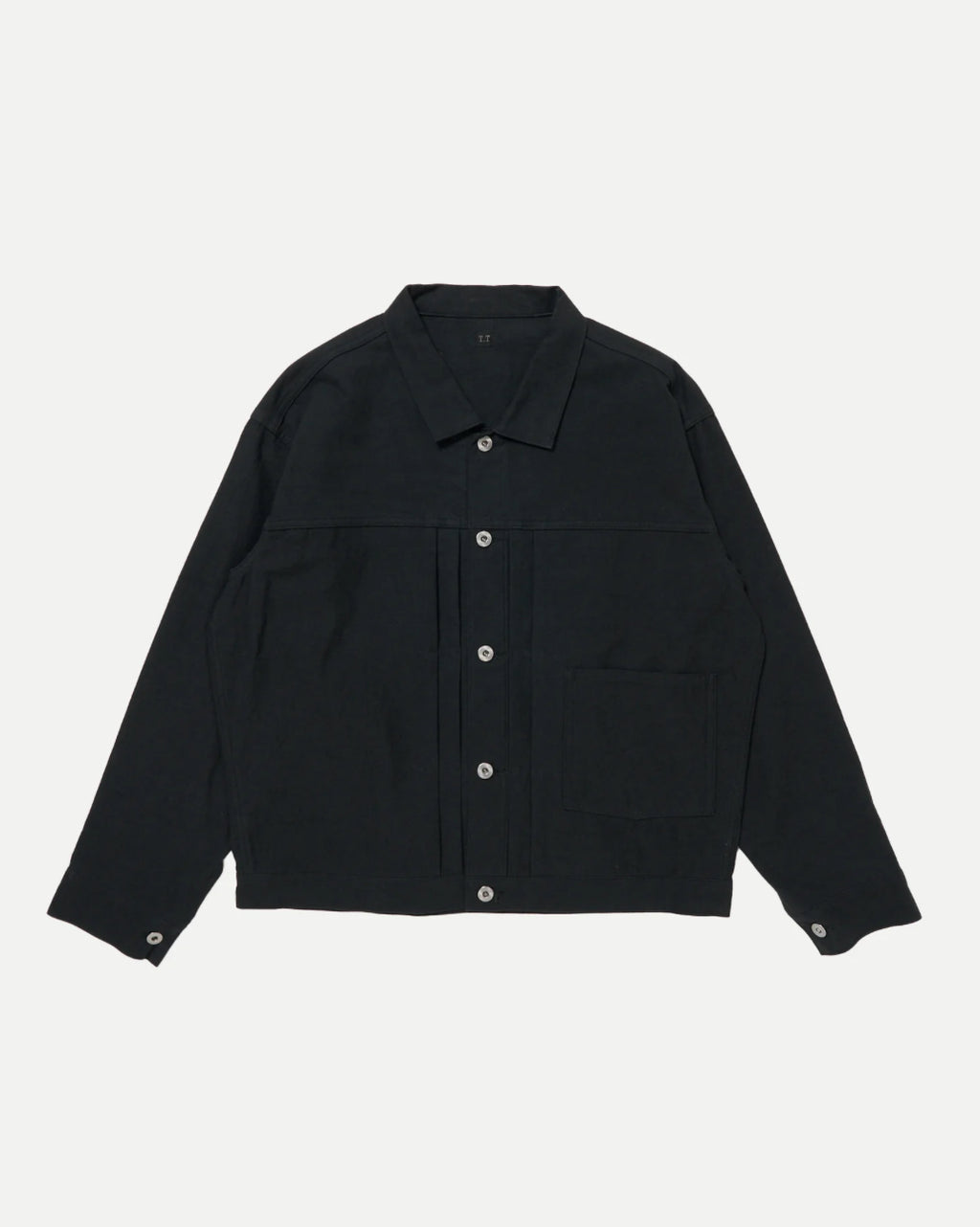 TAIGA TAKAHASHI BUCKLE-BACKED JACKET BLACK