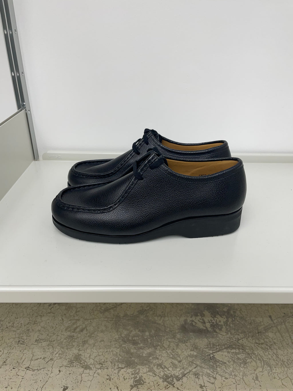 FOOTWORKS TYROL SHOES GRAIN LEATHER BLACK