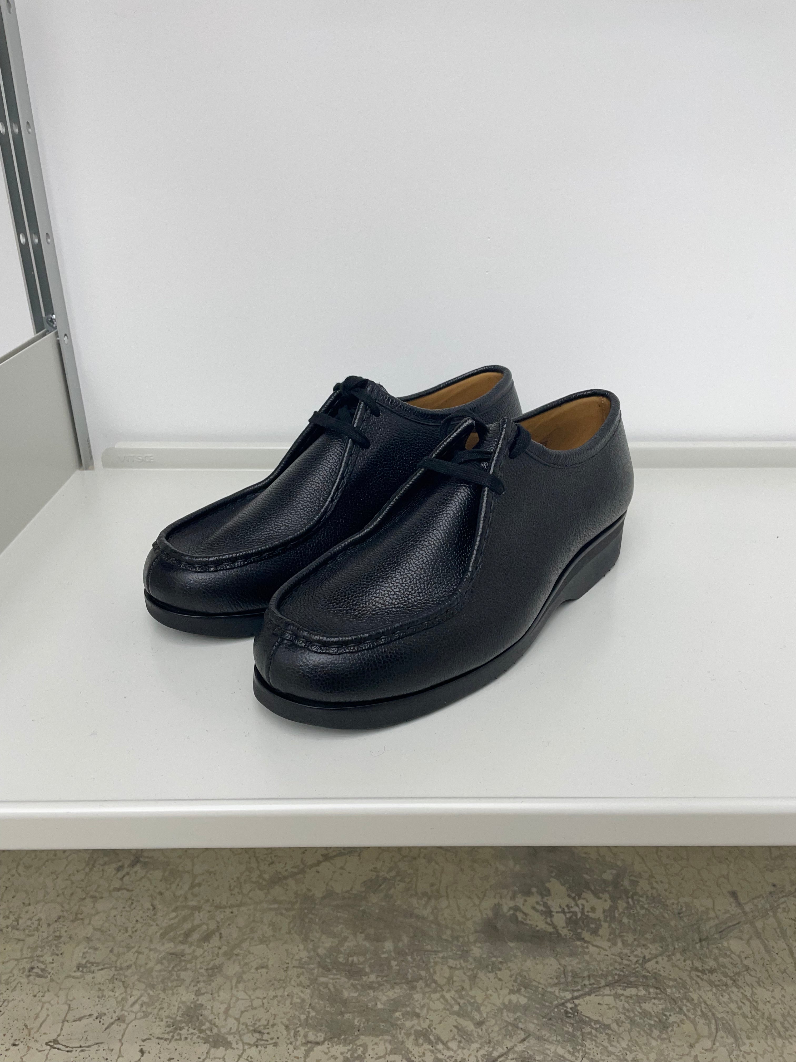 FOOTWORKS TYROL SHOES GRAIN LEATHER BLACK